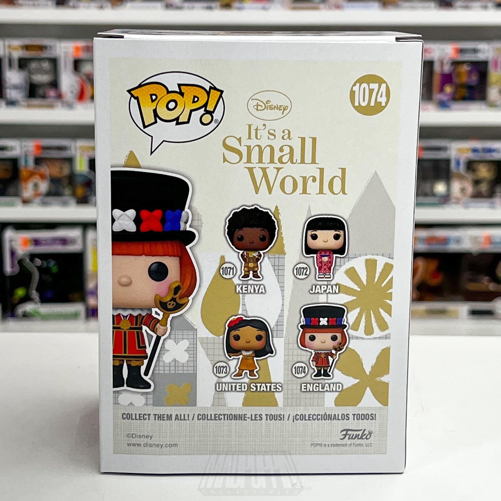 Funko Pop Disney It's A Small World England 1074 Fantasyland Ride Vinyl Figure3