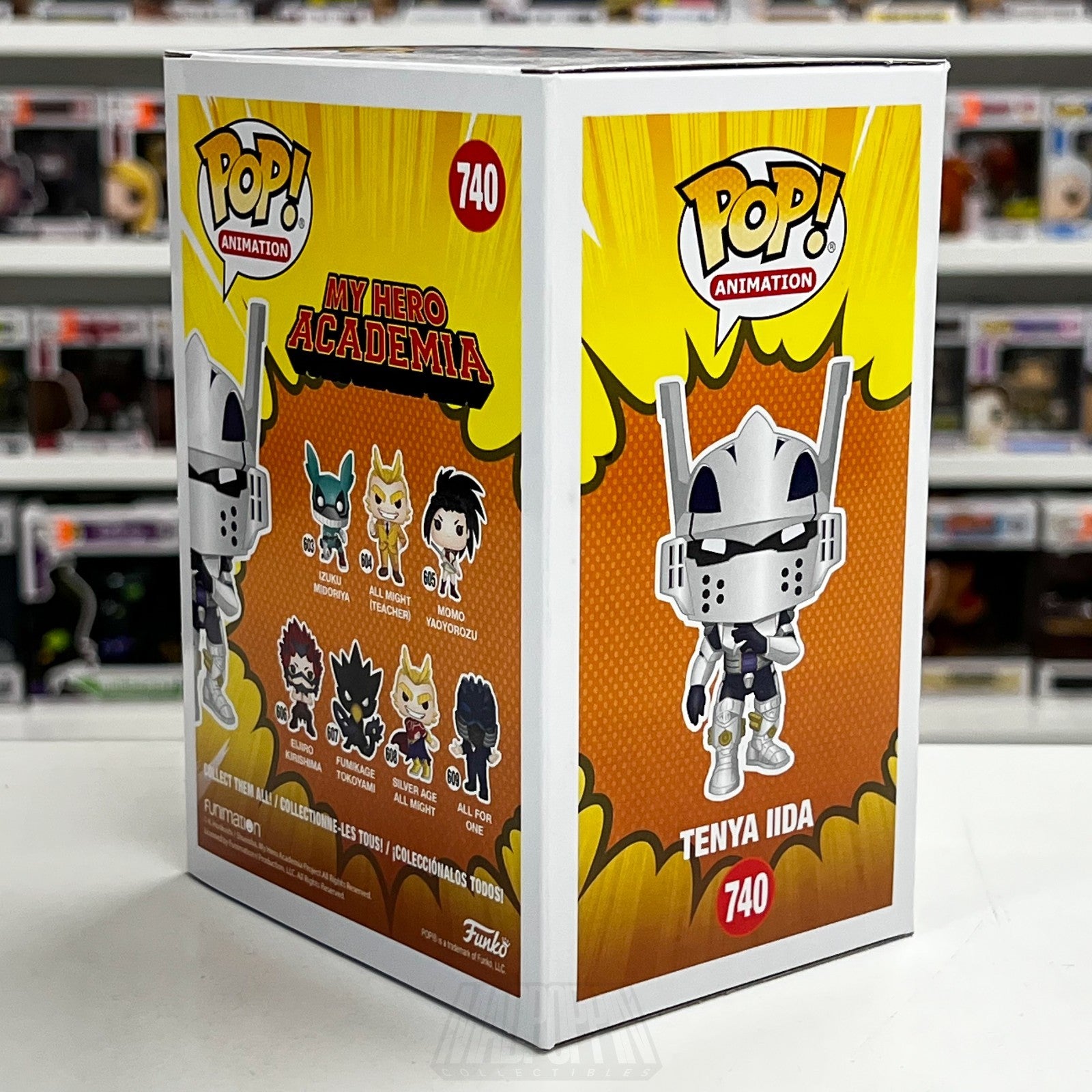 Funko Pop Anime My Hero Academia Tenya Iida GameStop 740 Animation Vinyl Figure4