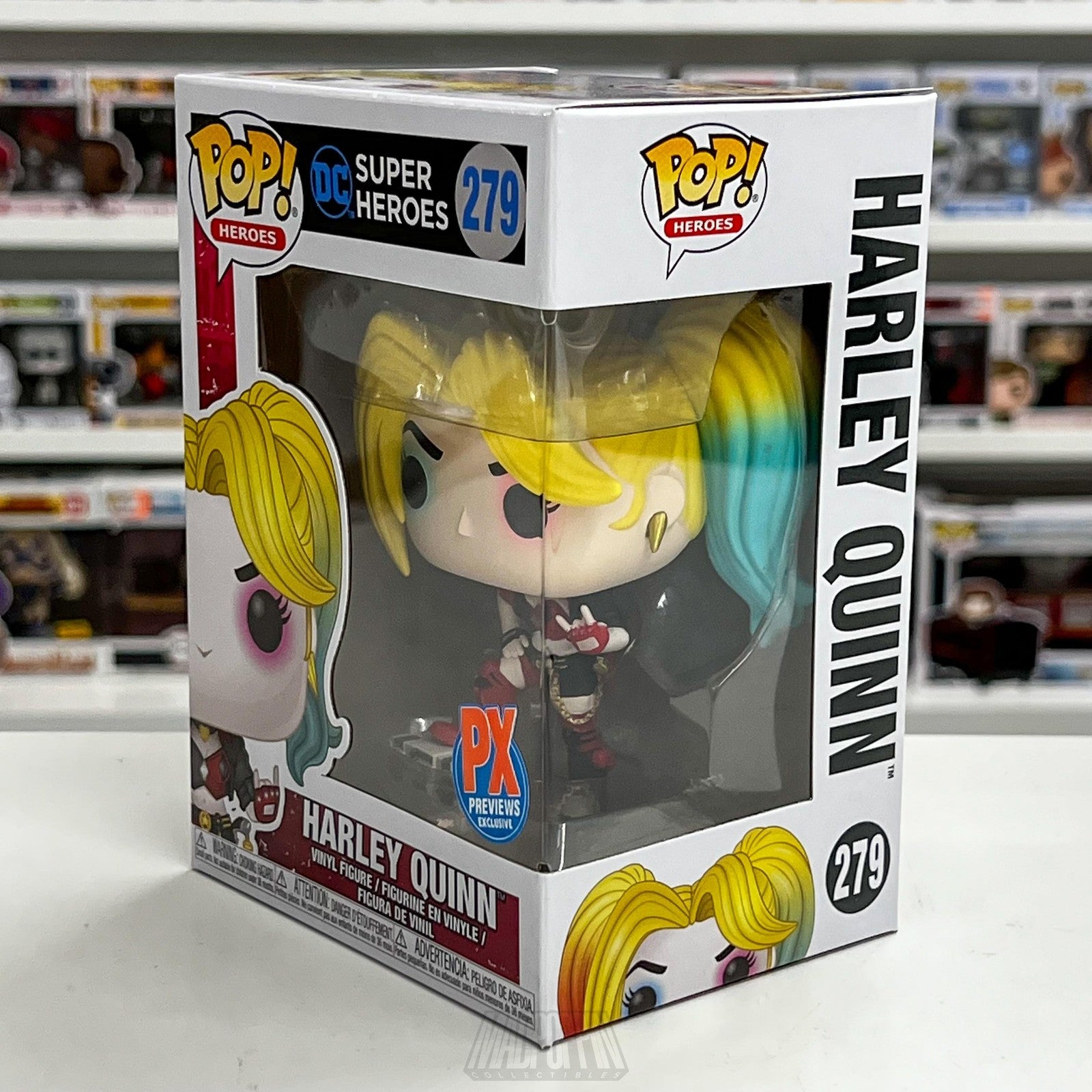 Funko Pop Harley Quinn PX Previews Exclusive DC Super Heroes 279 Vinyl Figure