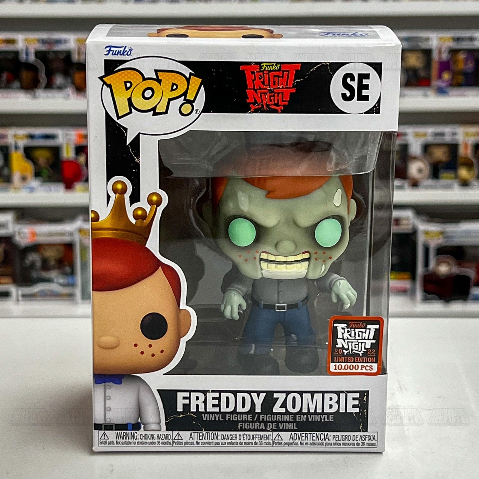 Funko Pop Freddy Zombie Fright Night 2022 SE Vinyl Figure Limited Edition 10000