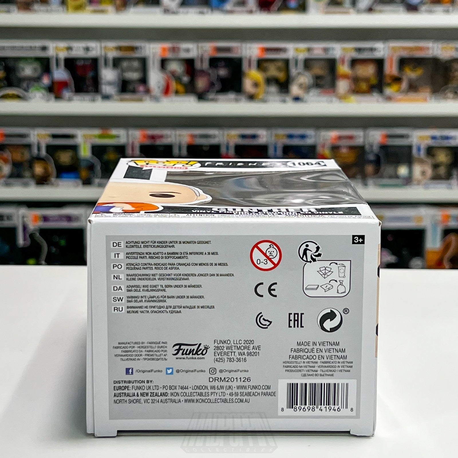 Funko Pop Television FRIENDS Gunther 1064 Central Perk Comedy Show Sitcom 90s7