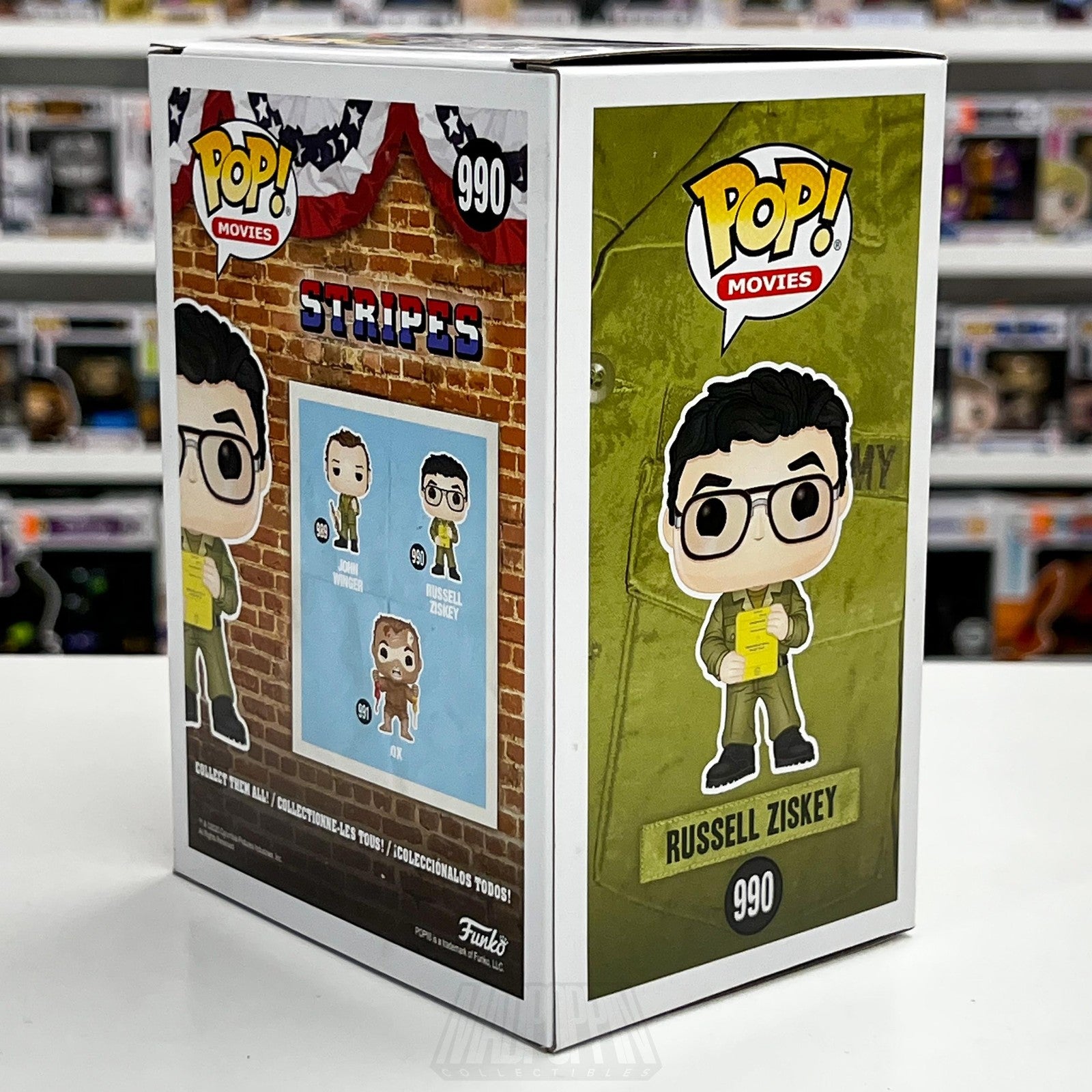 Funko Pop! Movies Stripes Russell Ziskey #990 Vinyl Figure 2020 with Window Box4