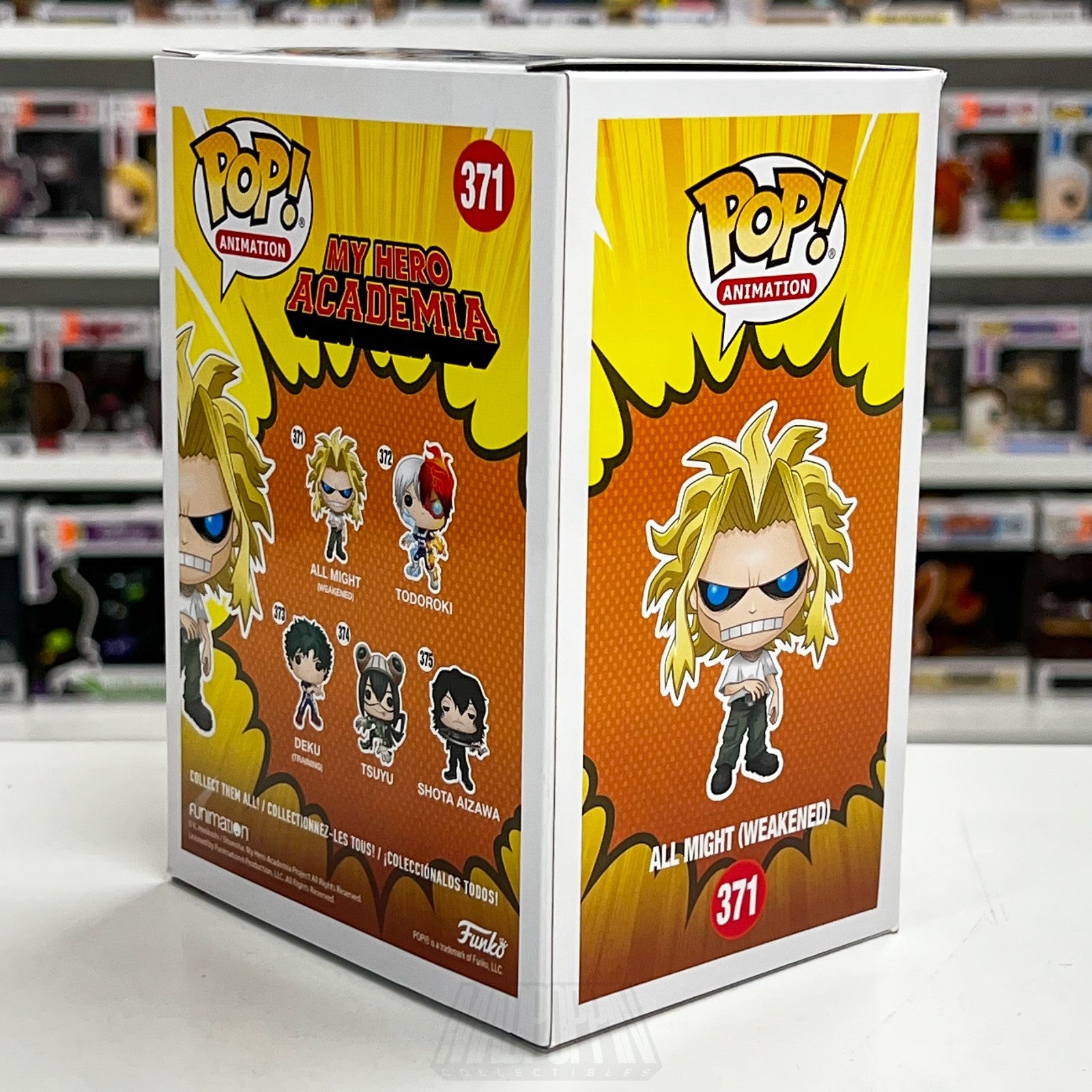 Funko Pop Anime My Hero Academia All Might Weakened 371 Toshinori Vinyl Figure4