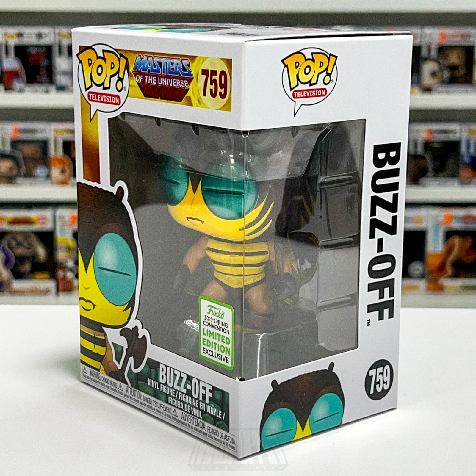 Funko Pop Masters of the Universe MOTU Buzz-Off 759 2019 Spring Convention Toy
