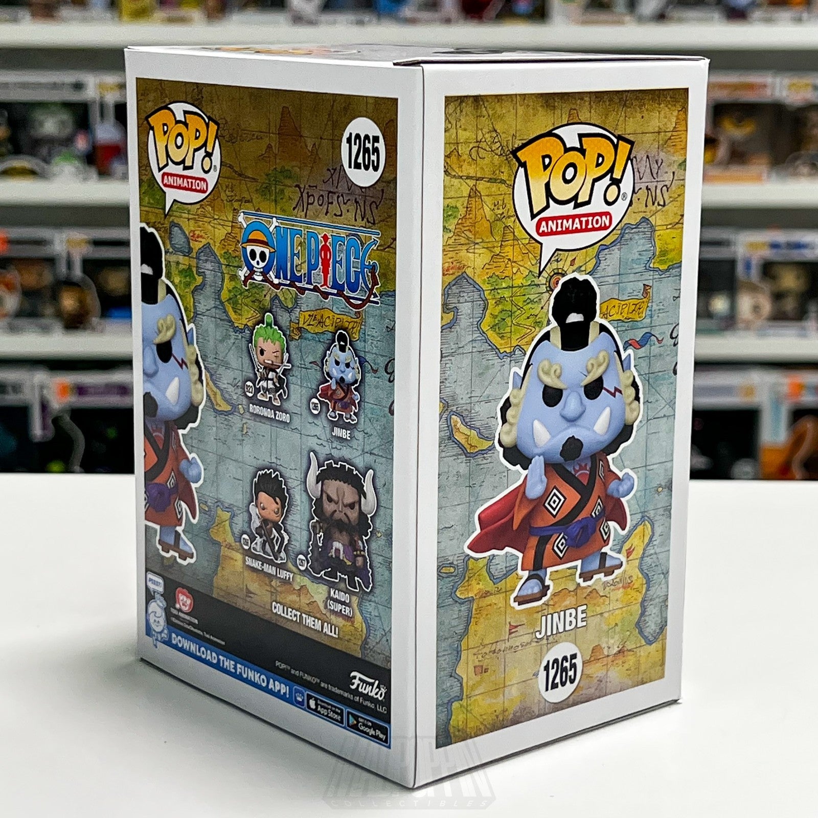 Funko Pop Anime One Piece Jinbe 1265 Japanese Manga Vinyl Figure Whale Shark4