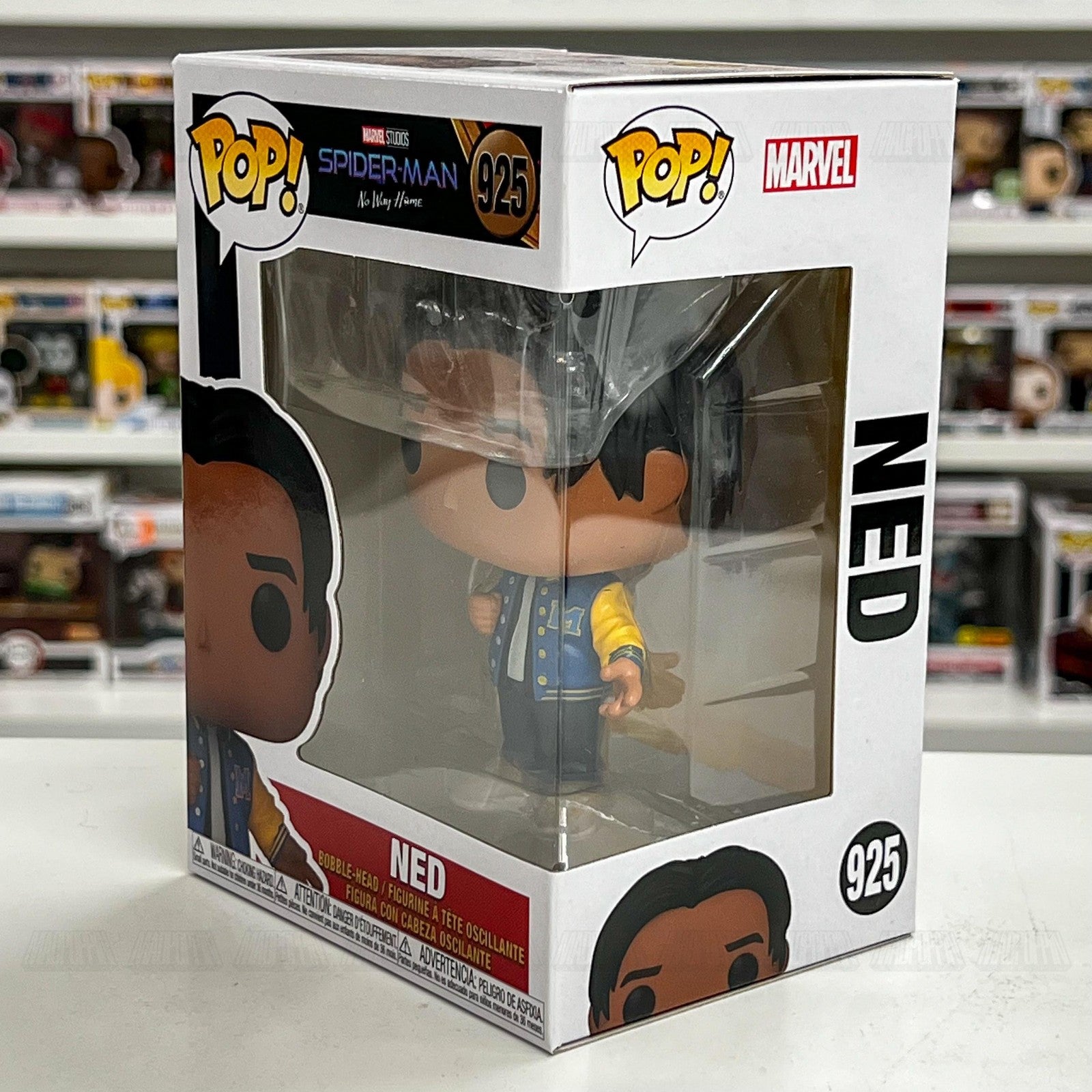 Funko Pop Marvel Spider-Man No Way Home Ned #925 Bobble-Head Vinyl Figure New