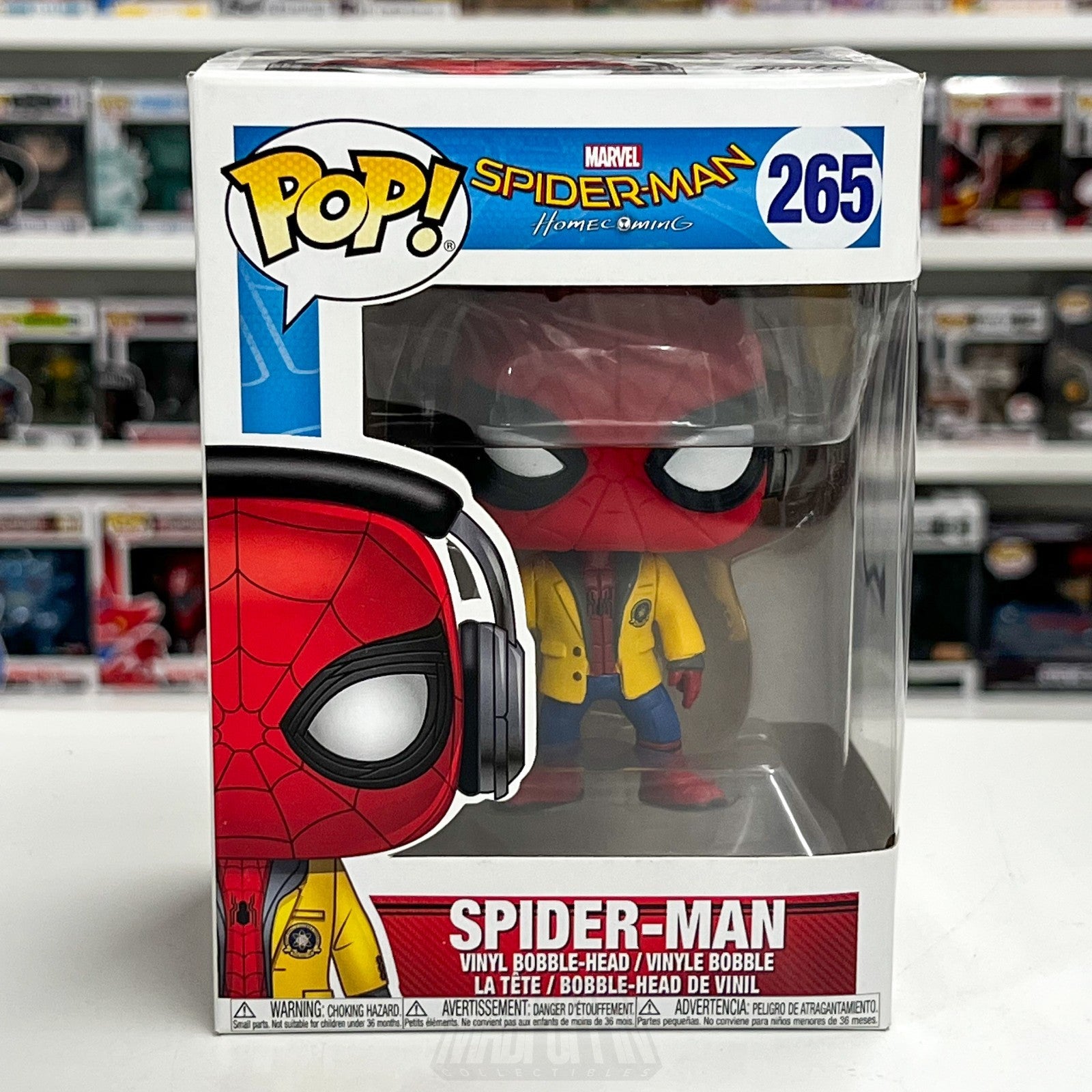 Funko Pop Marvel Spider-Man Homecoming Headphones 265 Peter Parker Vinyl Figure0