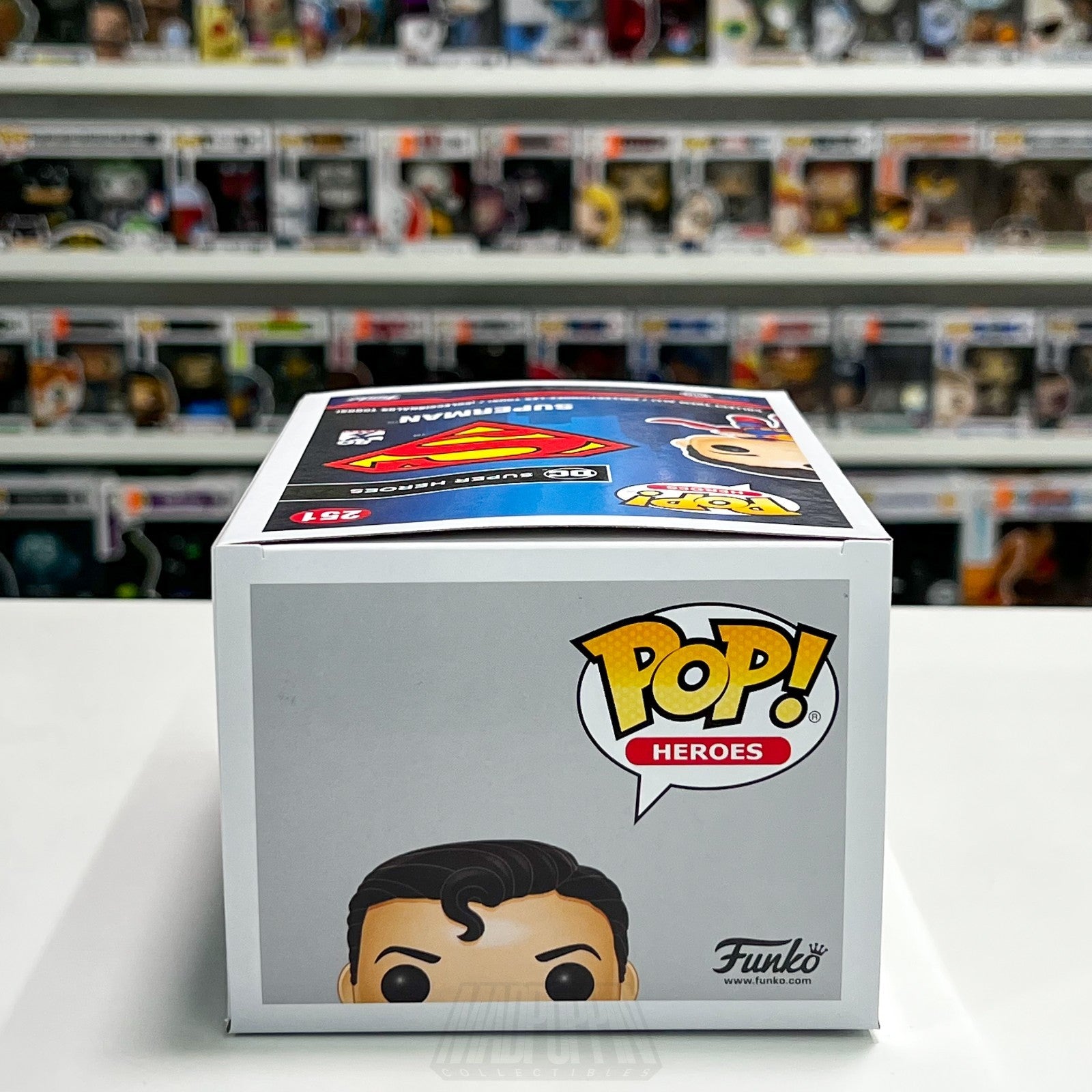Funko Pop DC Heroes Superman Flying 251 BOX ONLY NO FIGURE NO INSERT Mint Comics6