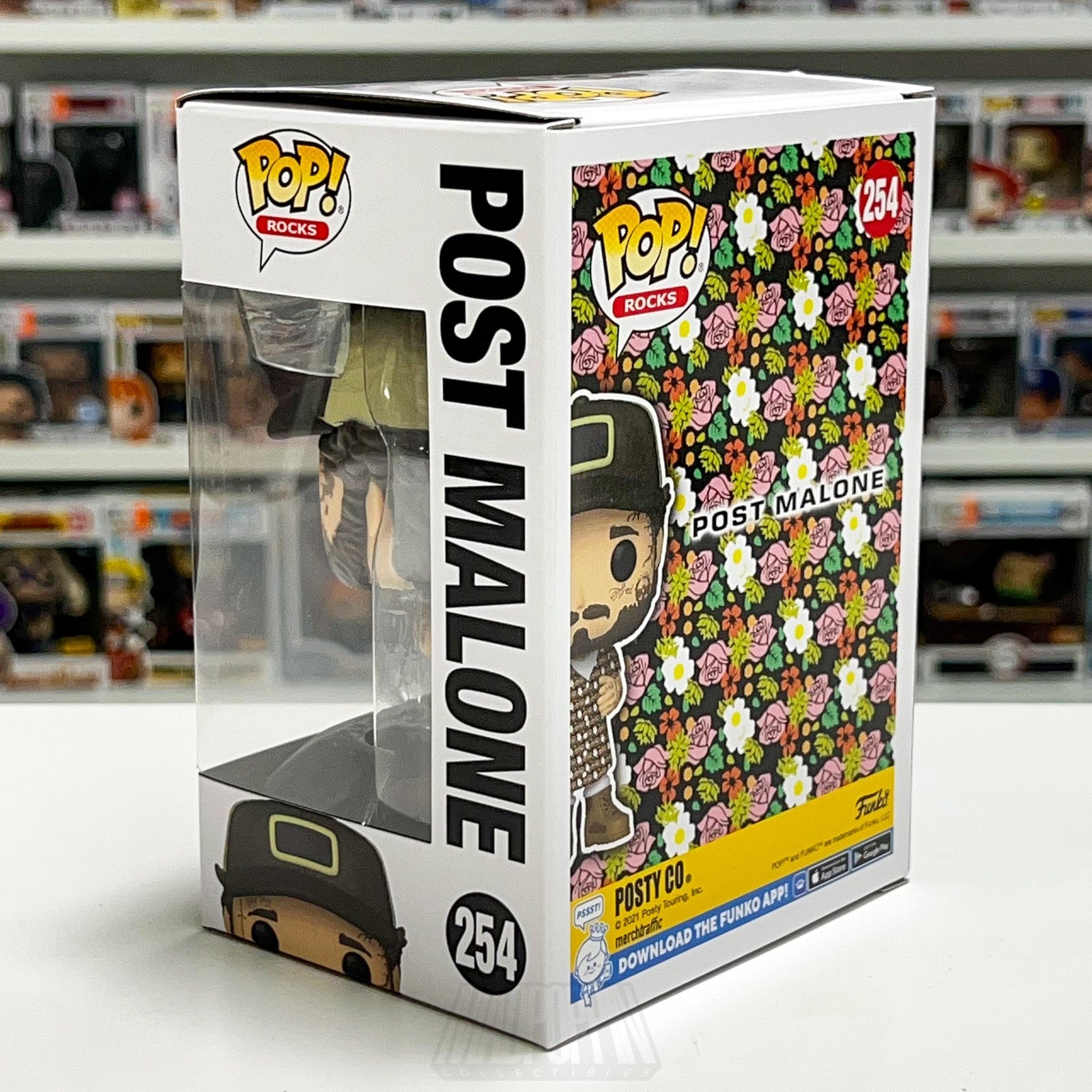 Funko Pop Rocks Post Malone 254 Sundress Figure Toy Rap Hip Hop Country Music