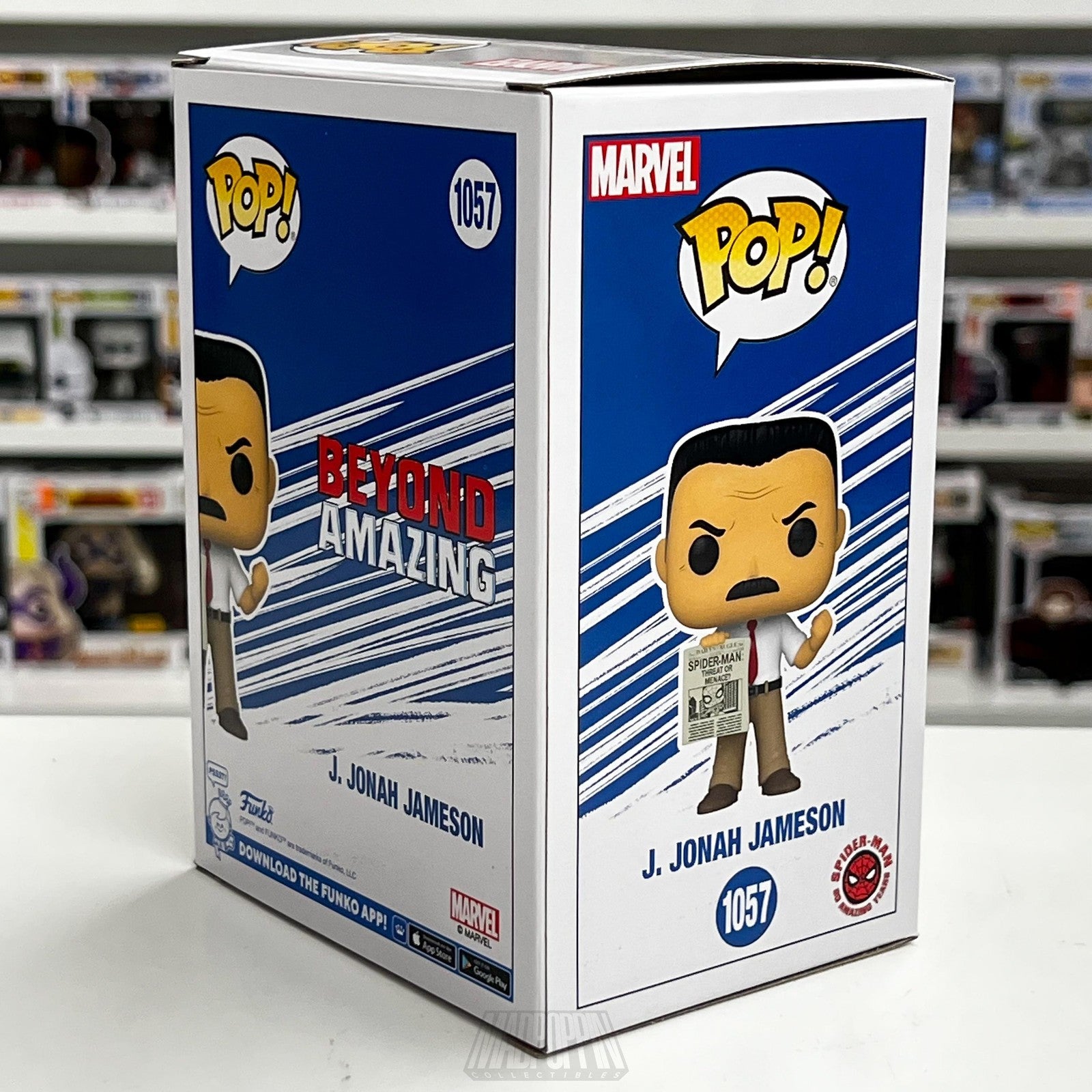 Funko Pop Marvel J Jonah Jameson 1057 Entertainment Earth Exclusive New Figure