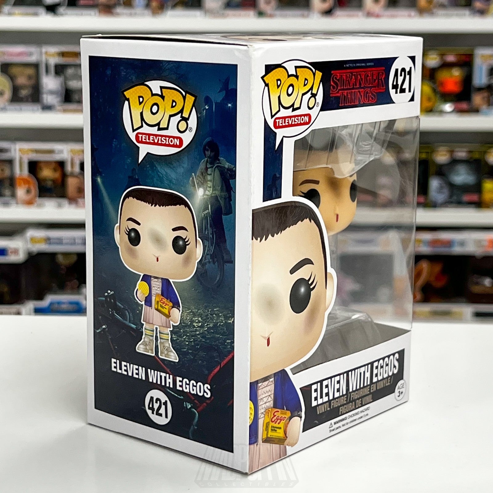 Funko Pop Television Stranger Things Eleven w/Eggos 421 Netflix Toy Vinyl Figure5