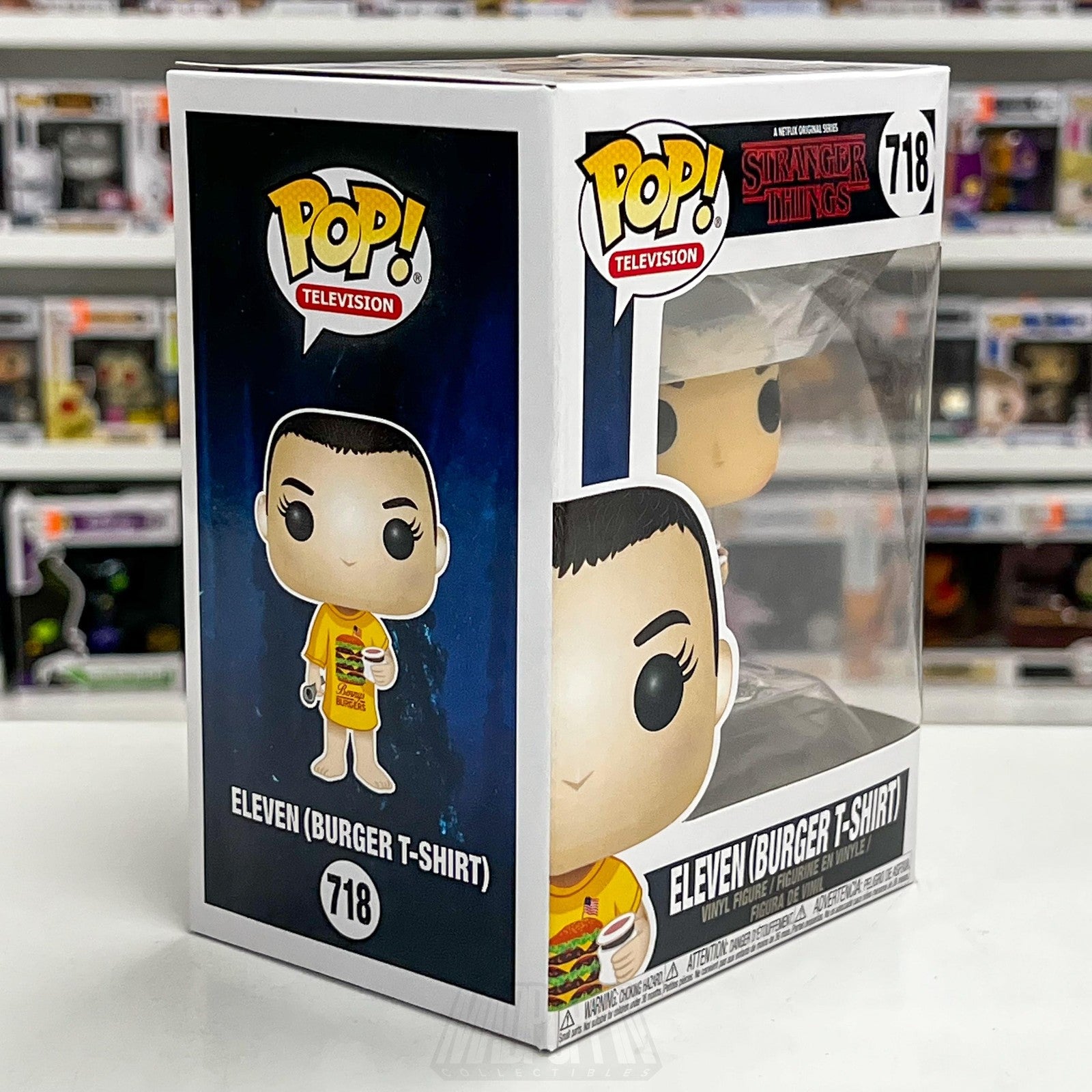 Funko Pop Television Stranger Things Eleven Burger T-Shirt 718 Figure Horror TV5