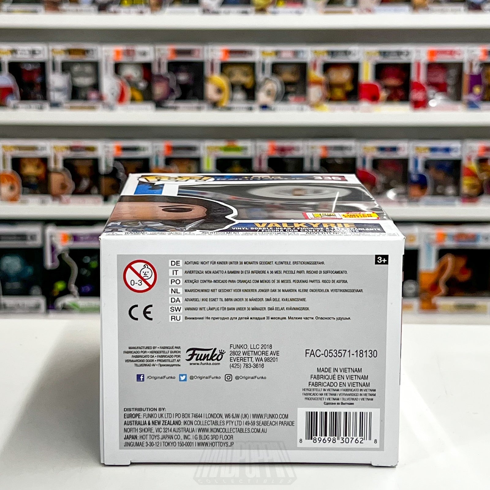 Funko Pop Marvel Thor Ragnarok Valkyrie Battle Outfit 336 SDCC 2018 Vinyl Figure7