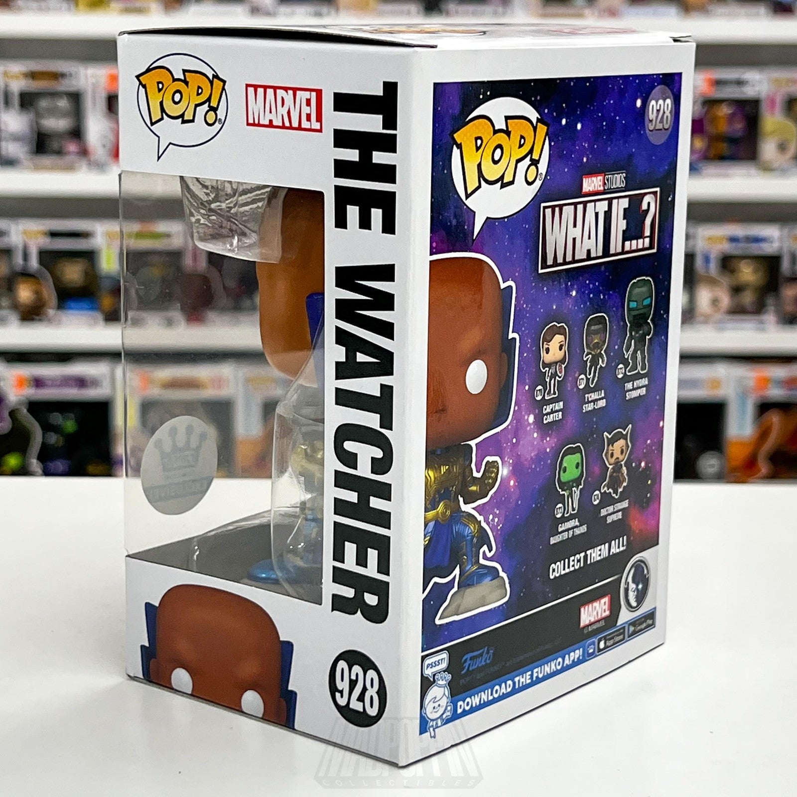 Funko Pop Marvel What If The Watcher #928 Funko Shop Exclusive Vinyl Bobble-Head2
