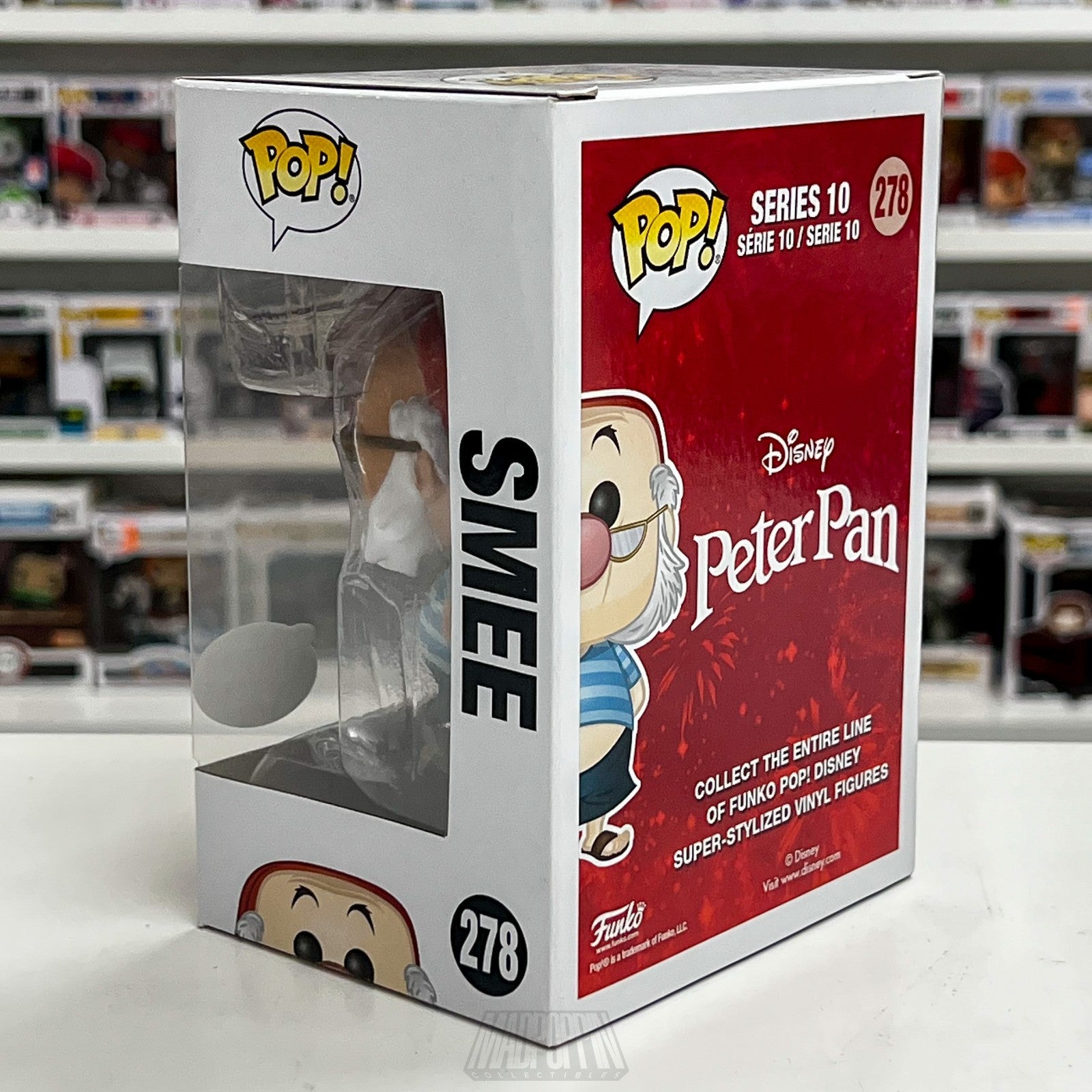 Funko Pop Disney Treasures Mr Smee 278 Peter Pan Neverland Animated Fantasy Film
