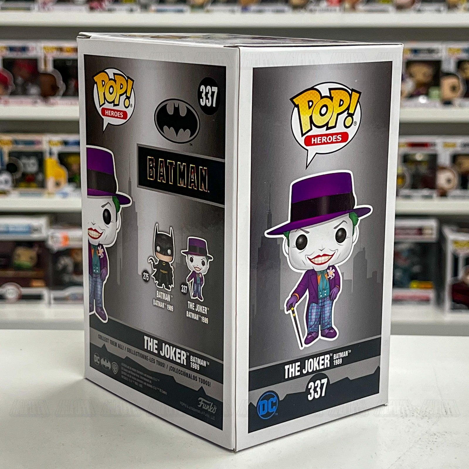 Funko Pop Heroes Batman 337 The Joker 1989 DC Comics Vinyl Figure Collectible