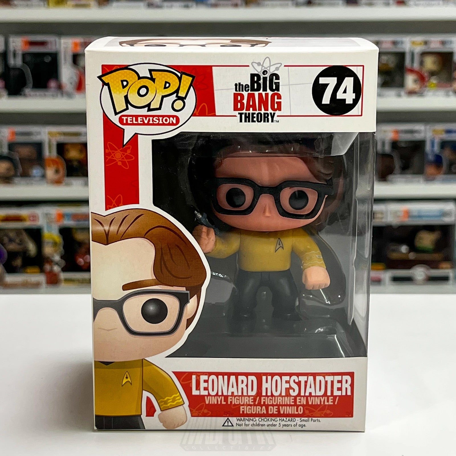 Funko Pop The Big Bang Theory TBBT Leonard Hofstadter 74 Star Trek TV Figure Toy