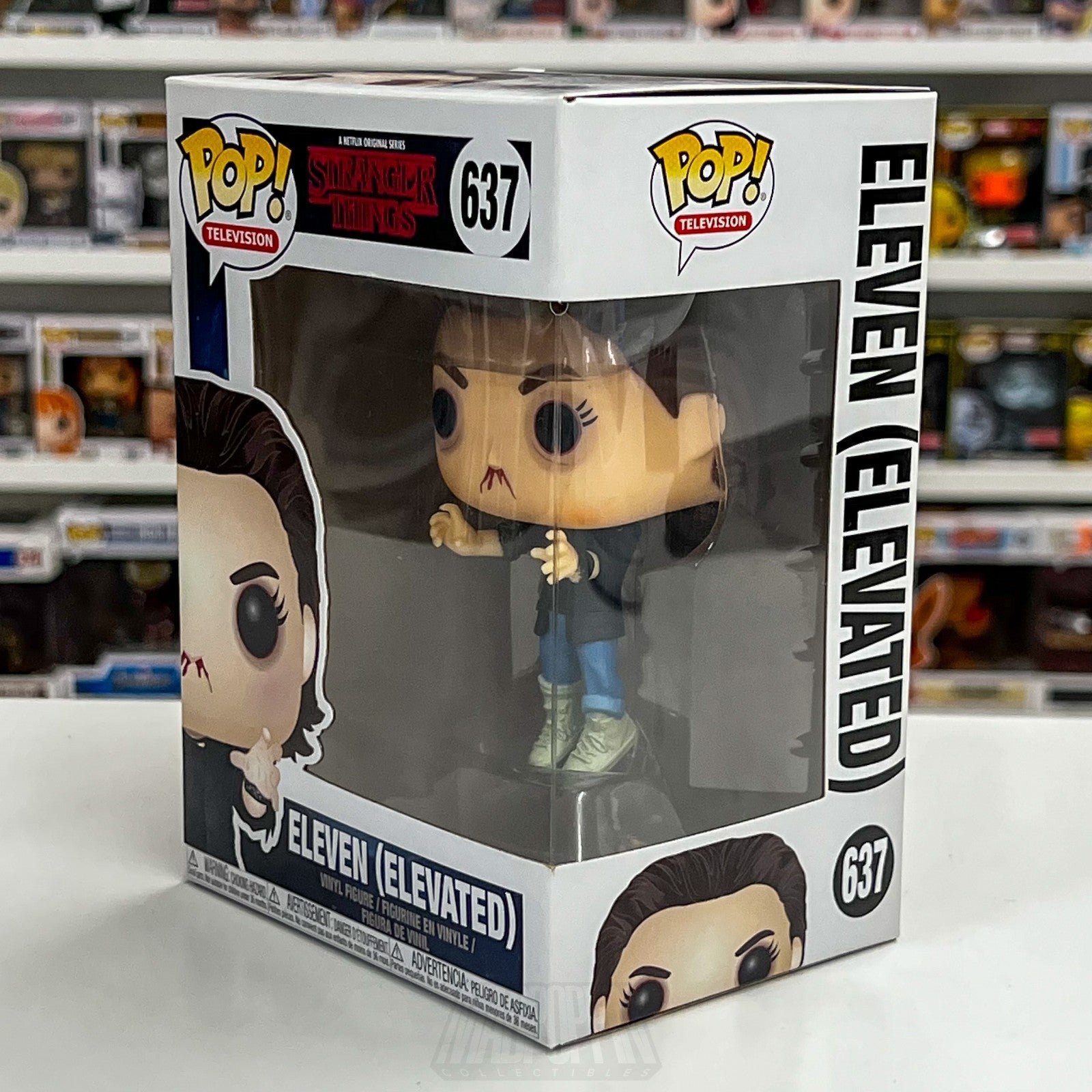 Funko Pop Television Stranger Things Eleven Elevated 637 Netflix Vinyl Figure1