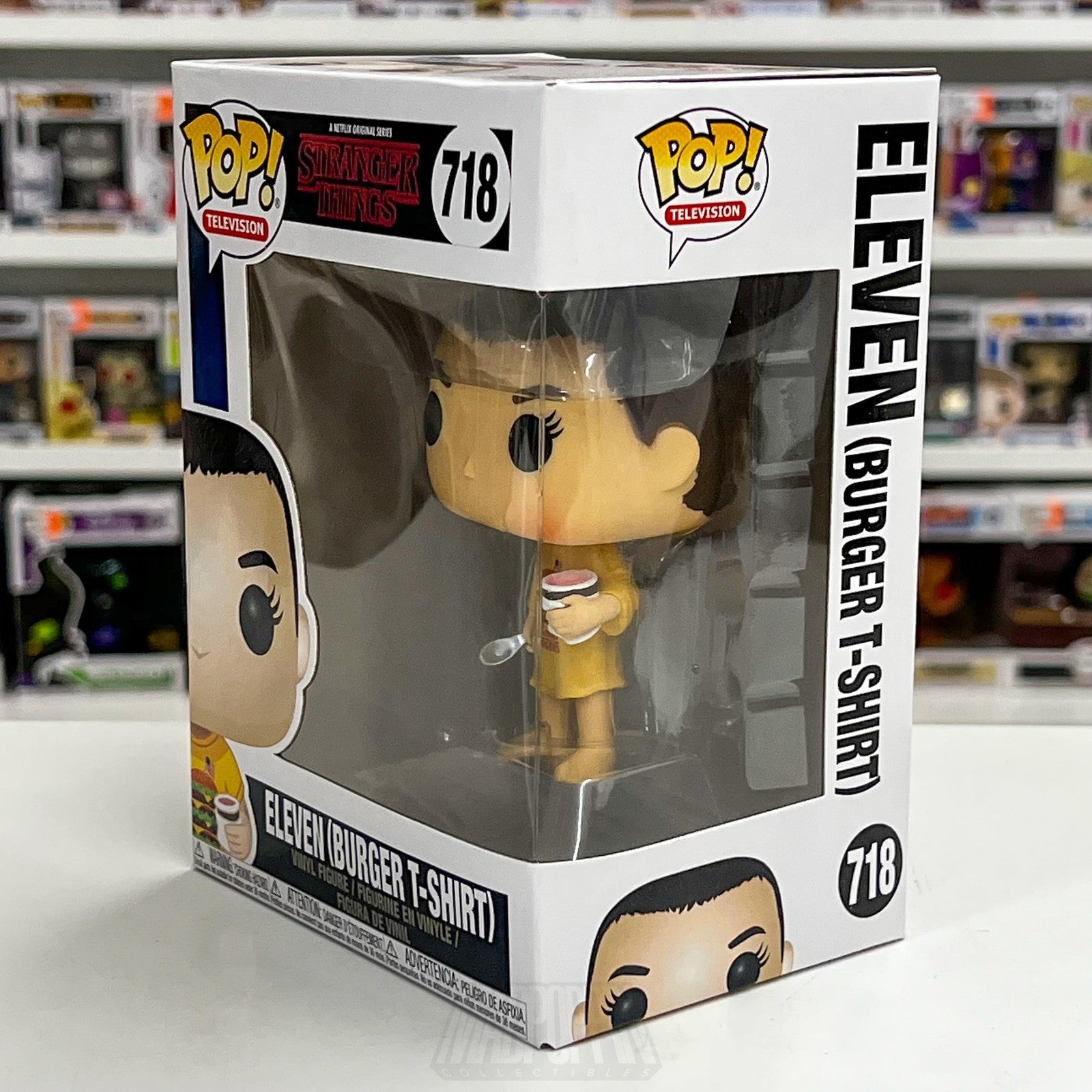 Funko Pop Television Stranger Things Eleven Burger T-Shirt 718 Figure Horror TV1