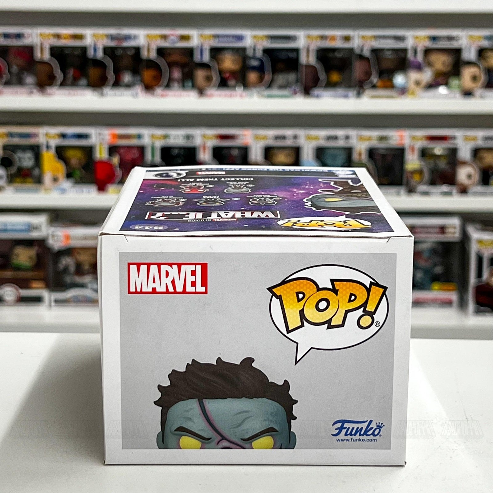 Funko Pop Marvel Studios What If Zombie Iron Man #944 Bobble-Head Vinyl Figure