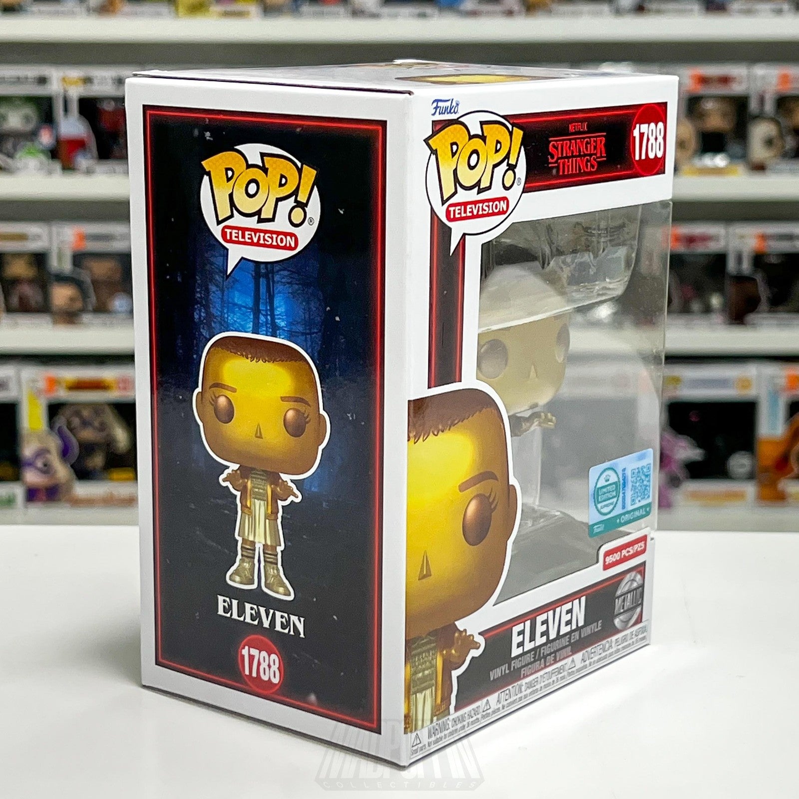 Funko Pop Stranger Things Eleven 1788 Gold Metallic Target Figure 9500 PCS Toy