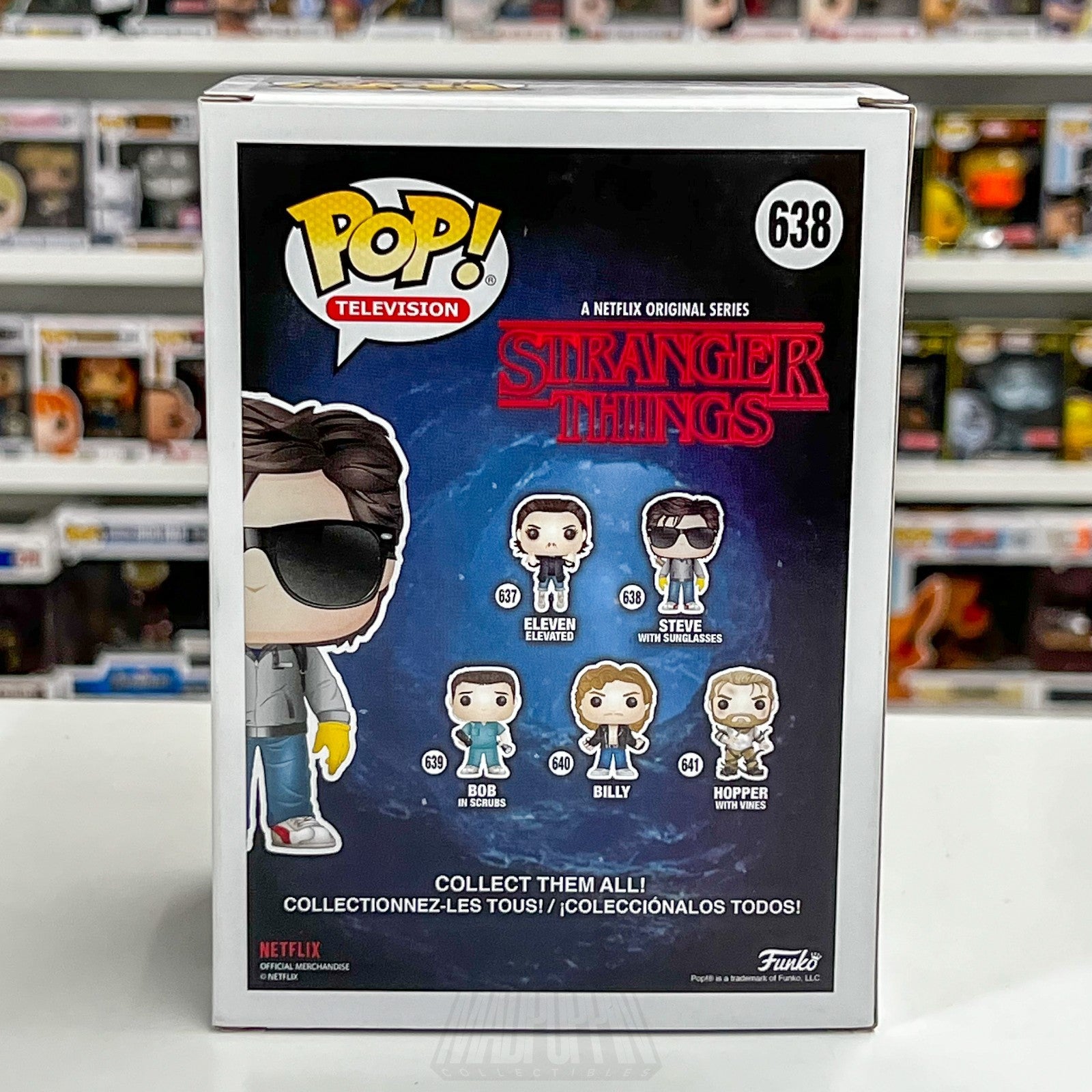 Funko Pop Television Stranger Things Steve w/Sunglasses 638 Netflix Vinyl Figure3