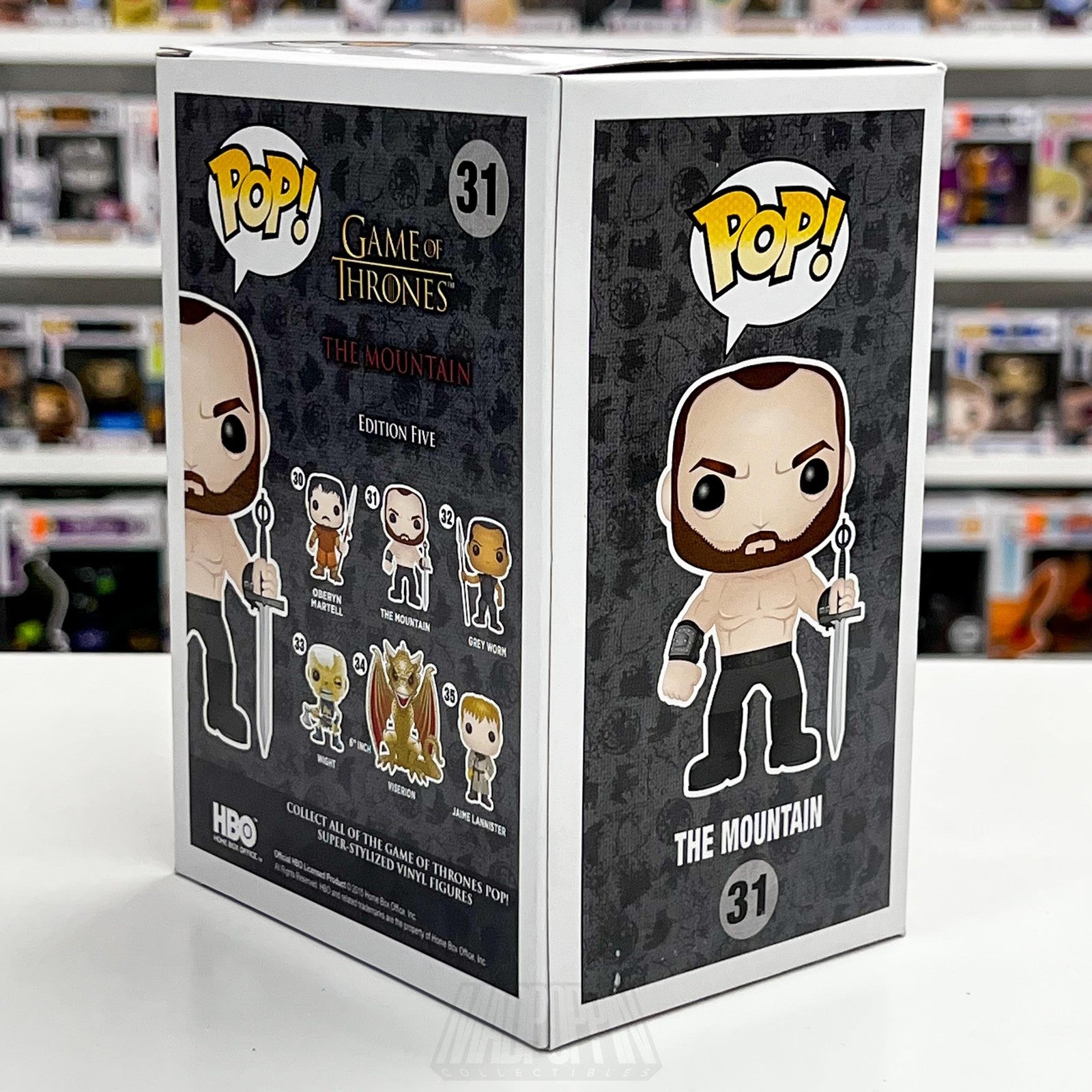Funko Pop Game of Thrones The Mountain #31 Vinyl Figure HBO Edition Five Boxed4