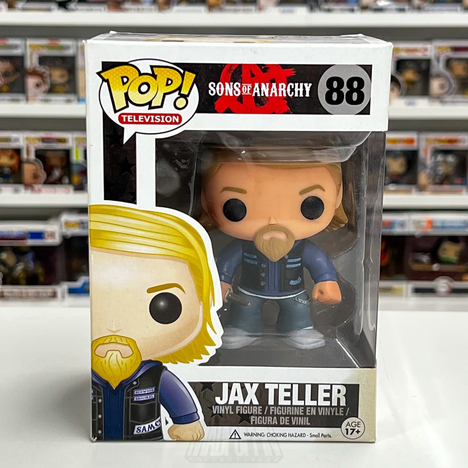 Funko Pop Television Sons of Anarchy Jax Teller 88 Outlaw Motorcycle Club Figure0
