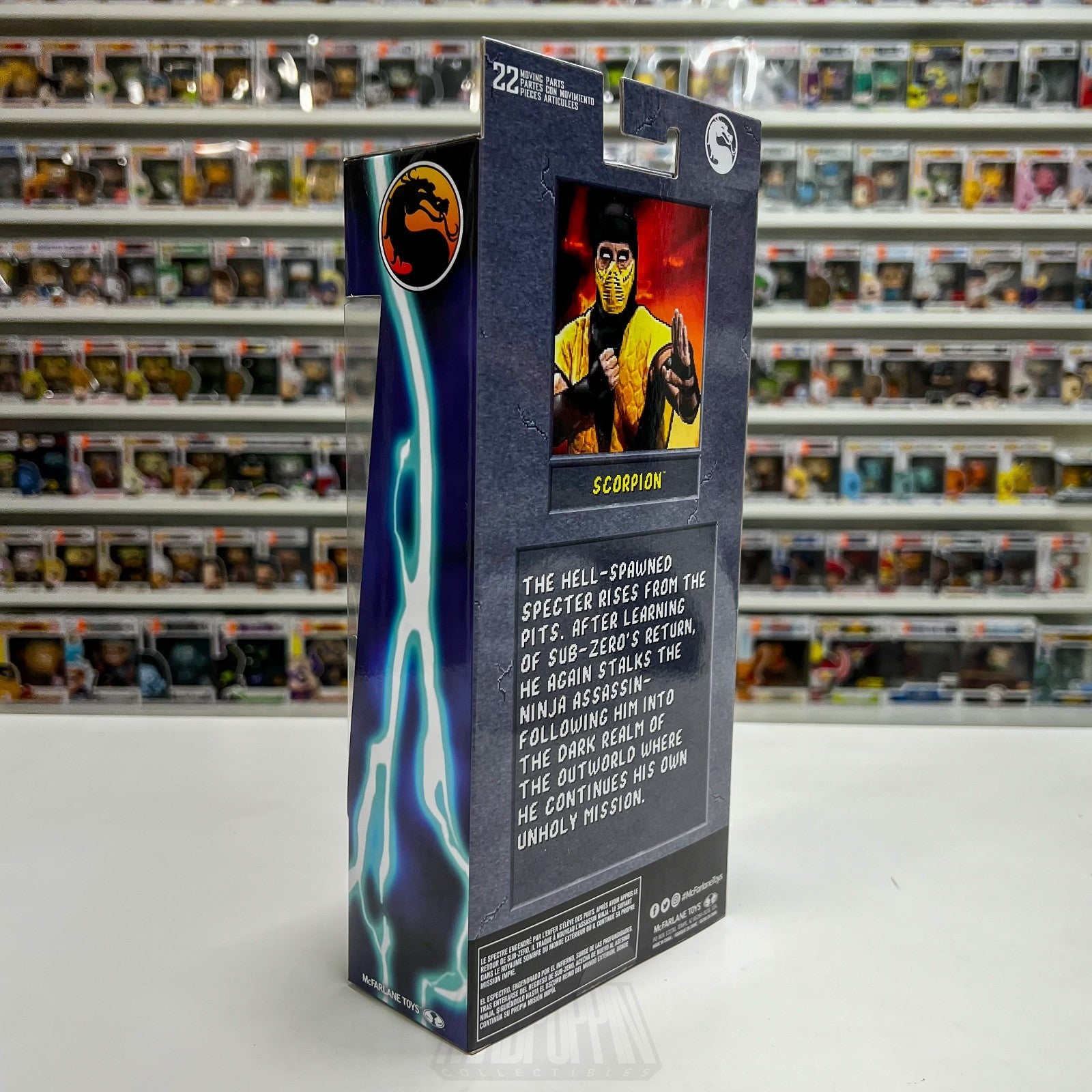 McFarlane Toys Mortal Kombat Klassic Scorpion  7 Inch Action Figure Video Game