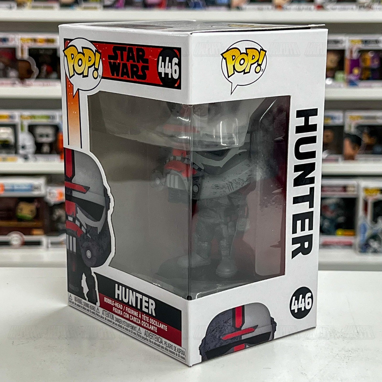 Funko Pop Star Wars The Bad Batch Hunter #446 Bobblehead Vinyl Figure New in Box