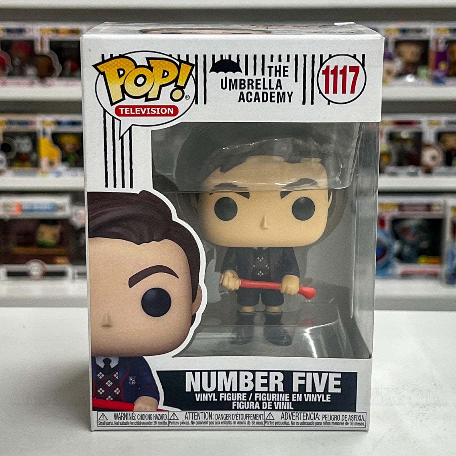 Funko Pop Television The Umbrella Academy Number Five #1117 Vinyl Figure Netflix