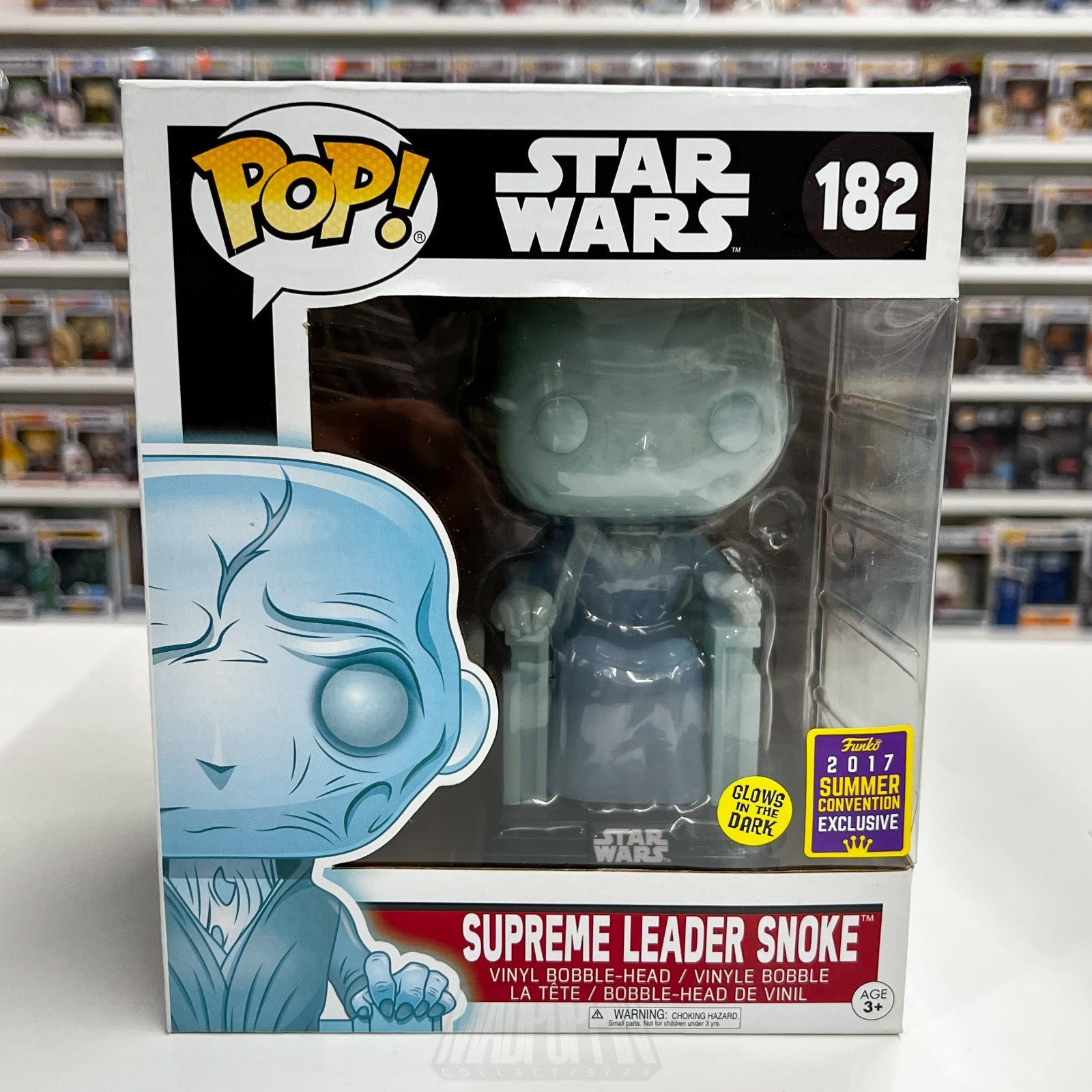 Funko Pop Star Wars Supreme Leader Snoke Glow SDCC 182 6 Inch Toy Vinyl Figure1