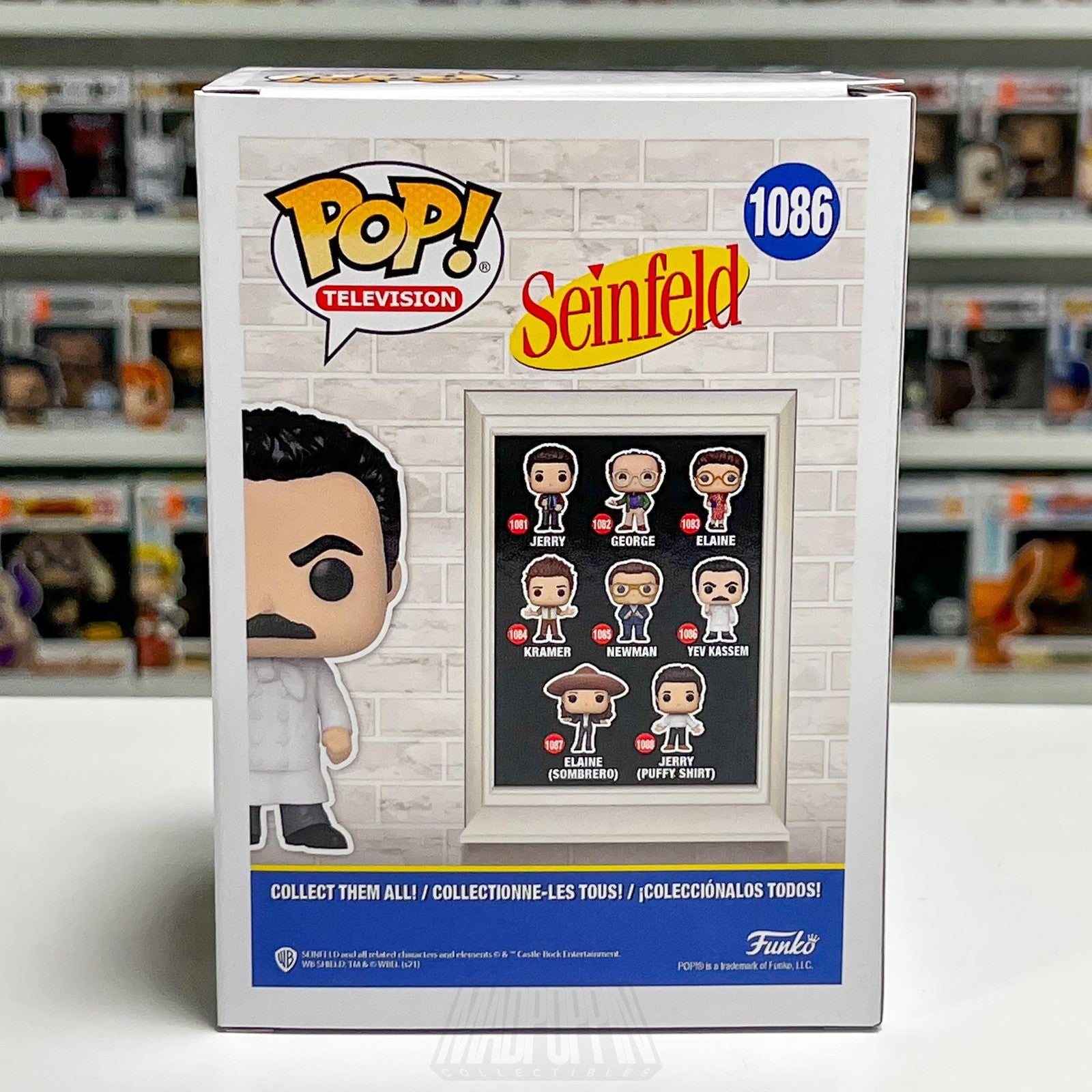 Funko Pop Television Seinfeld Yev Kassem 1086 Figure Soup Nazi Toy Comedy Sitcom