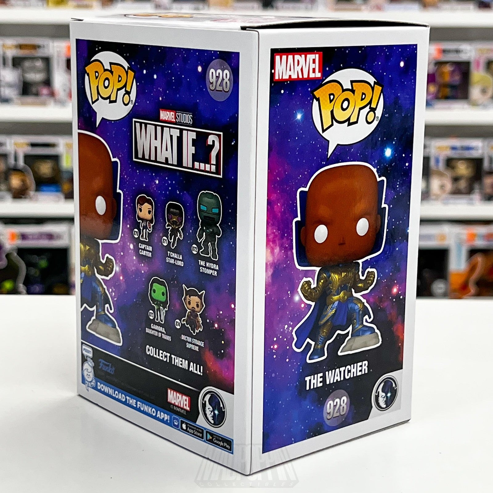 Funko Pop Marvel What If The Watcher #928 Funko Shop Exclusive Vinyl Bobble-Head4