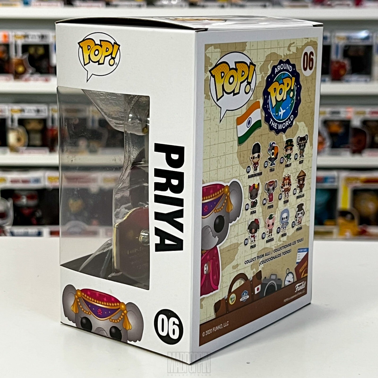 Funko Pop Around the World India Priya The Elephant w/Enamel Pin Vaulted 06