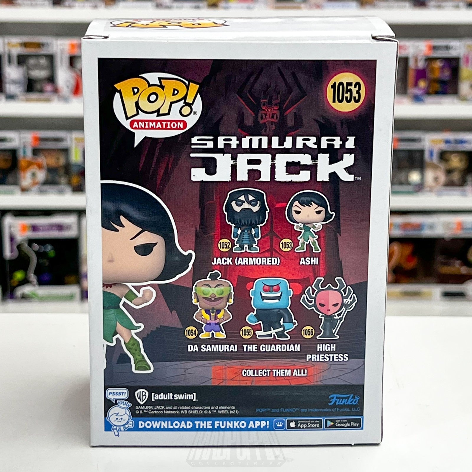 Funko Pop Animation Samurai Jack Ashi 1053 Figure Cartoon Network Adult Swim3