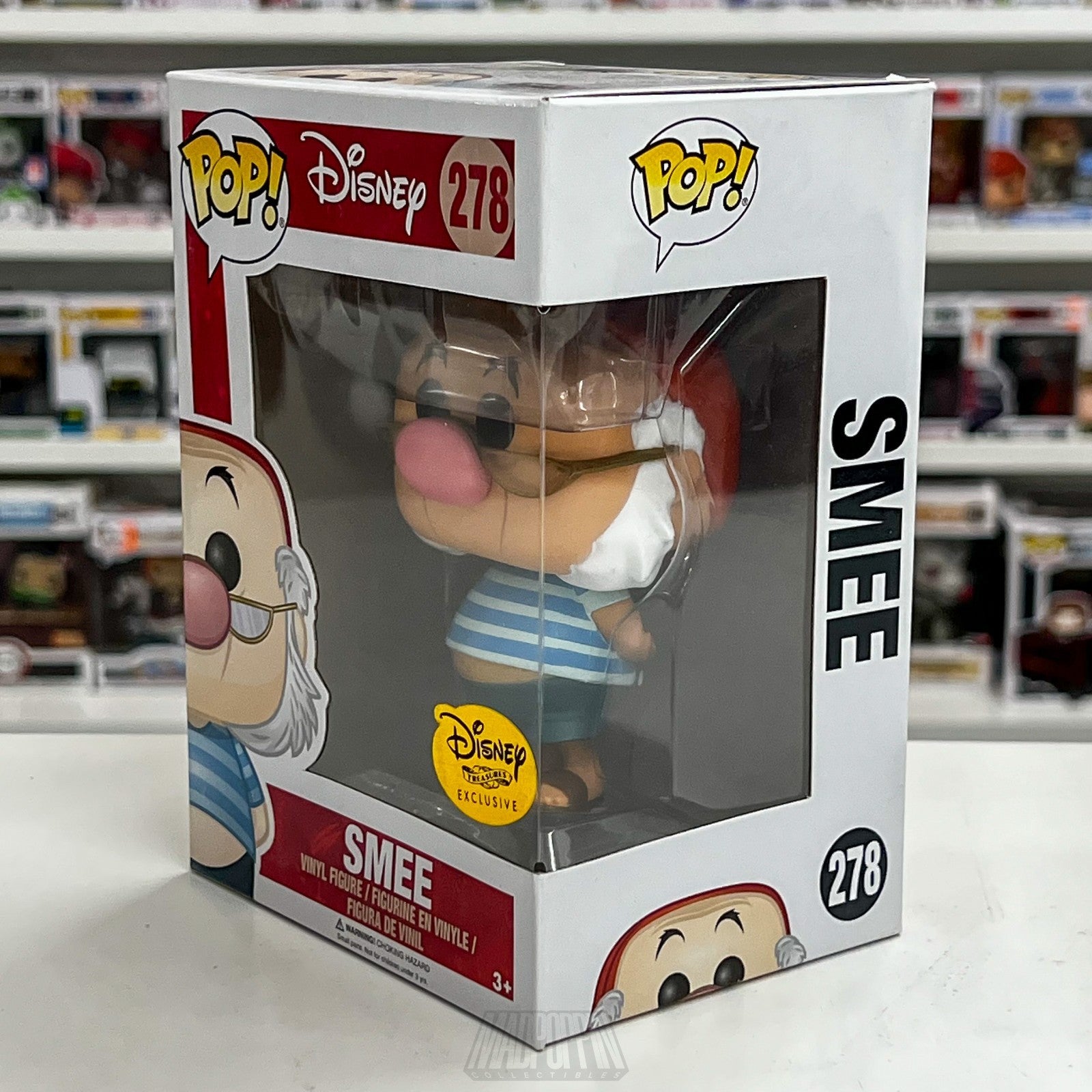 Funko Pop Disney Treasures Mr Smee 278 Peter Pan Neverland Animated Fantasy Film