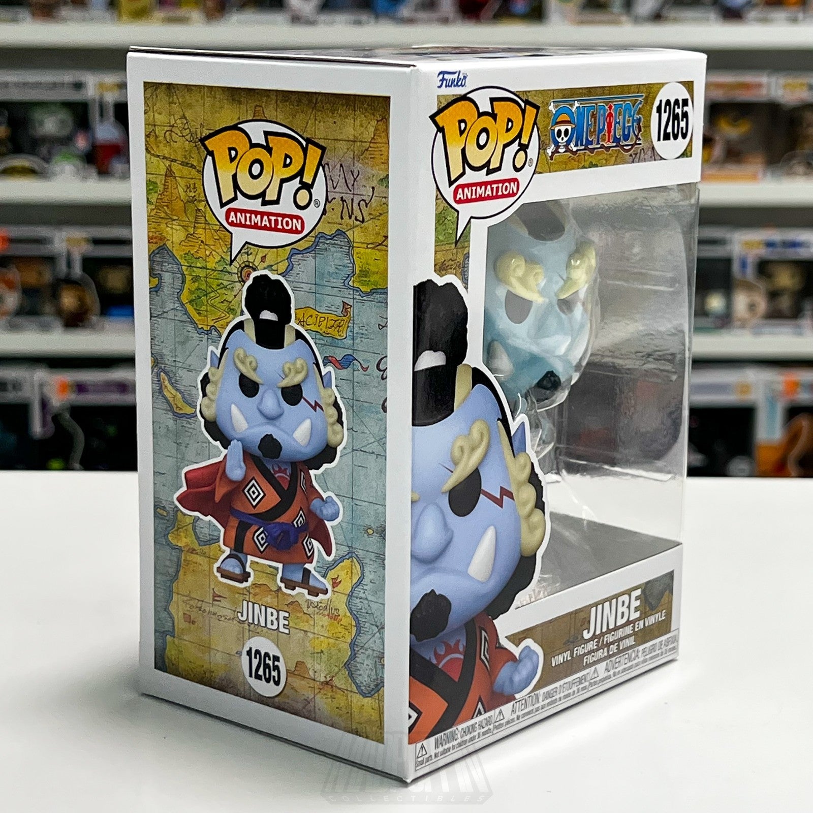Funko Pop Anime One Piece Jinbe 1265 Japanese Manga Vinyl Figure Whale Shark5