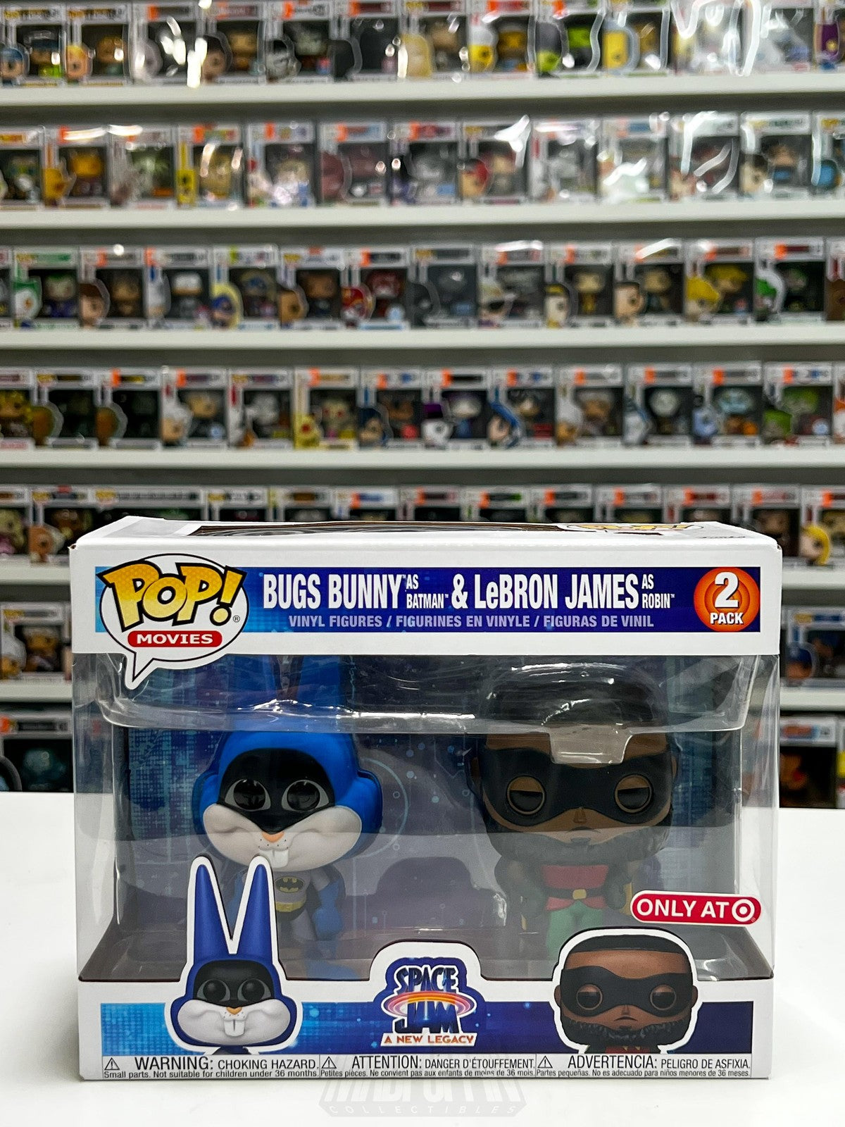 Funko Pop Space Jam A New Legacy 2-Pack Bugs Bunny Batman & LeBron Robin Target
