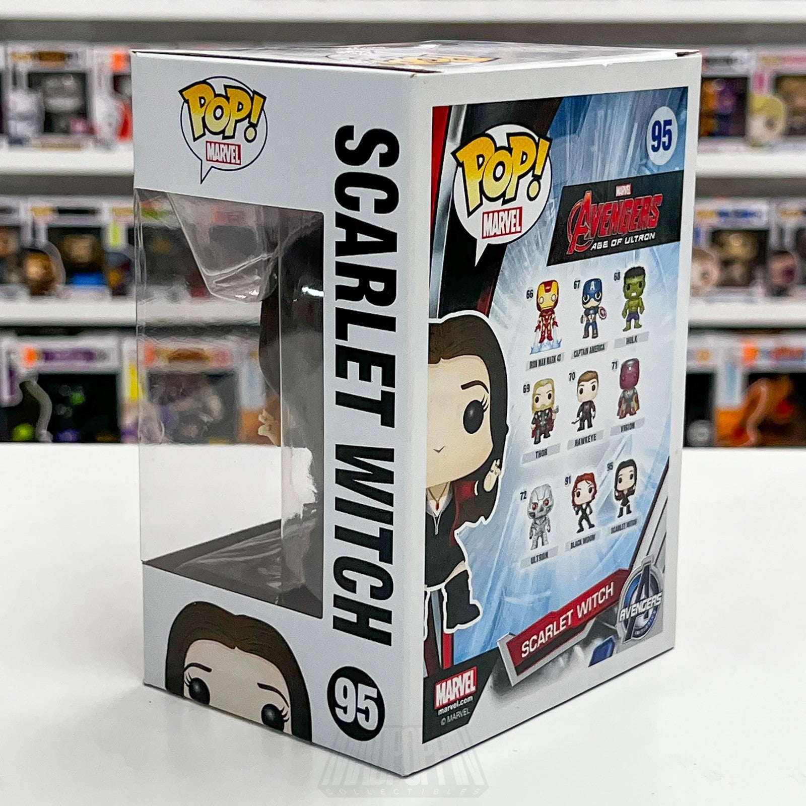 Funko Pop Marvel Avengers Age of Ultron Scarlet Witch 95 Vinyl Bobblehead Toy2