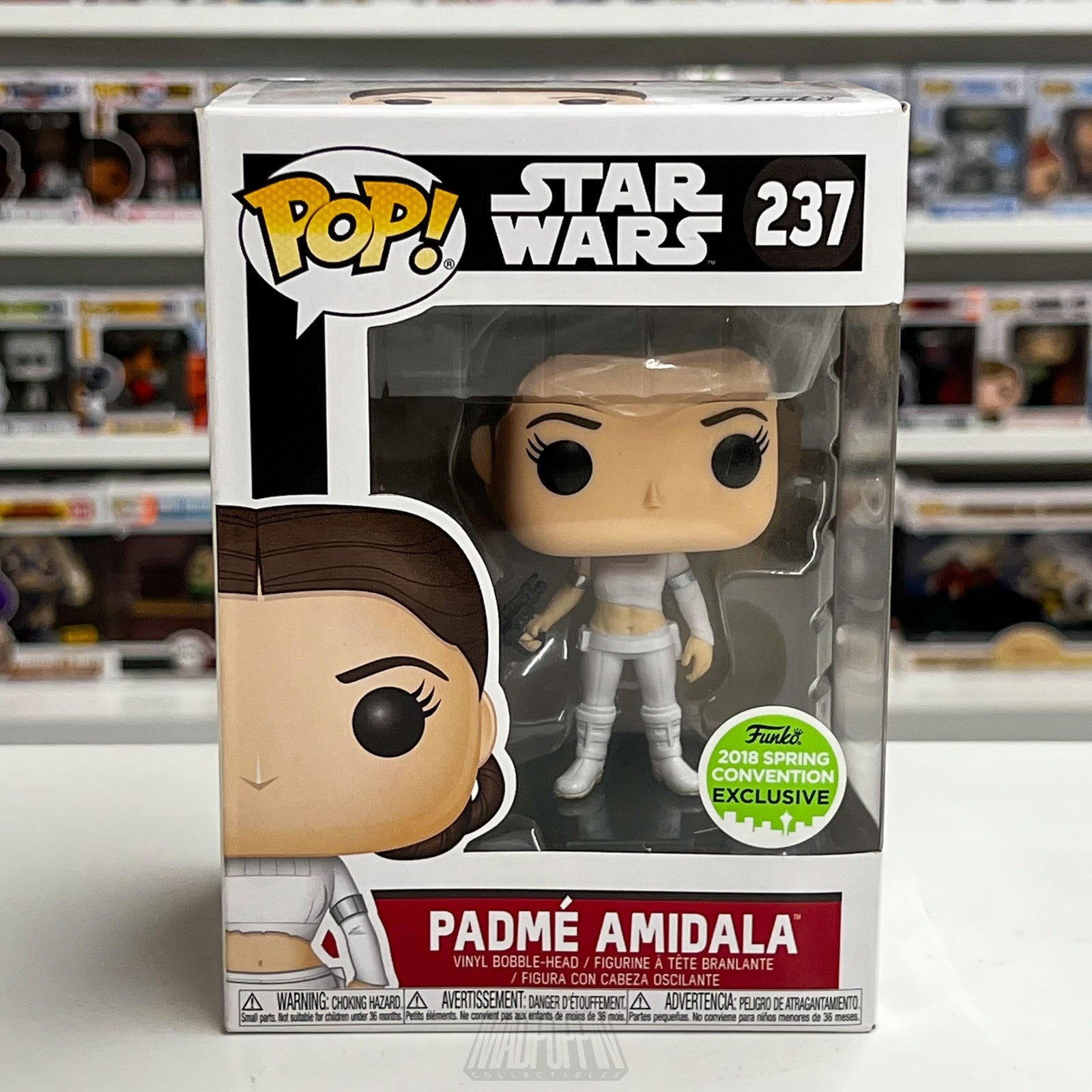 Funko Pop Star Wars Padmé Amidala Geonosis 237 Spring Convention 2018 Figure
