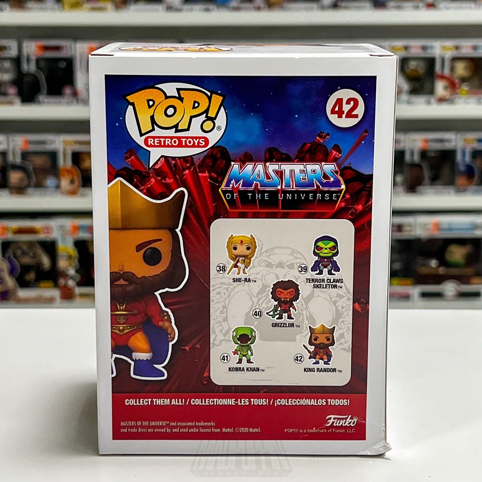 Funko Pop Retro Toys Masters of the Universe King Randor 42 Vinyl Figure MOTU