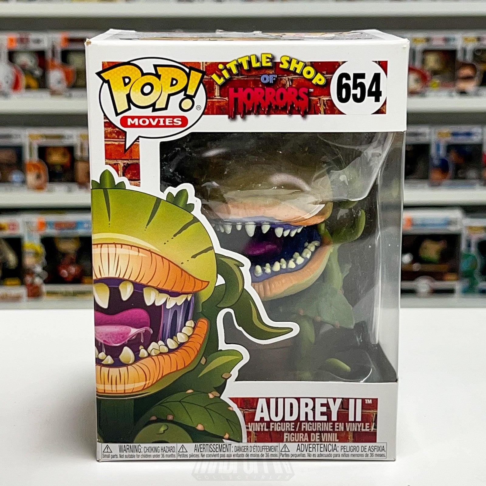 Funko Pop Movies Little Shop of Horrors Audrey II 654 Figure Comedy Frank Oz