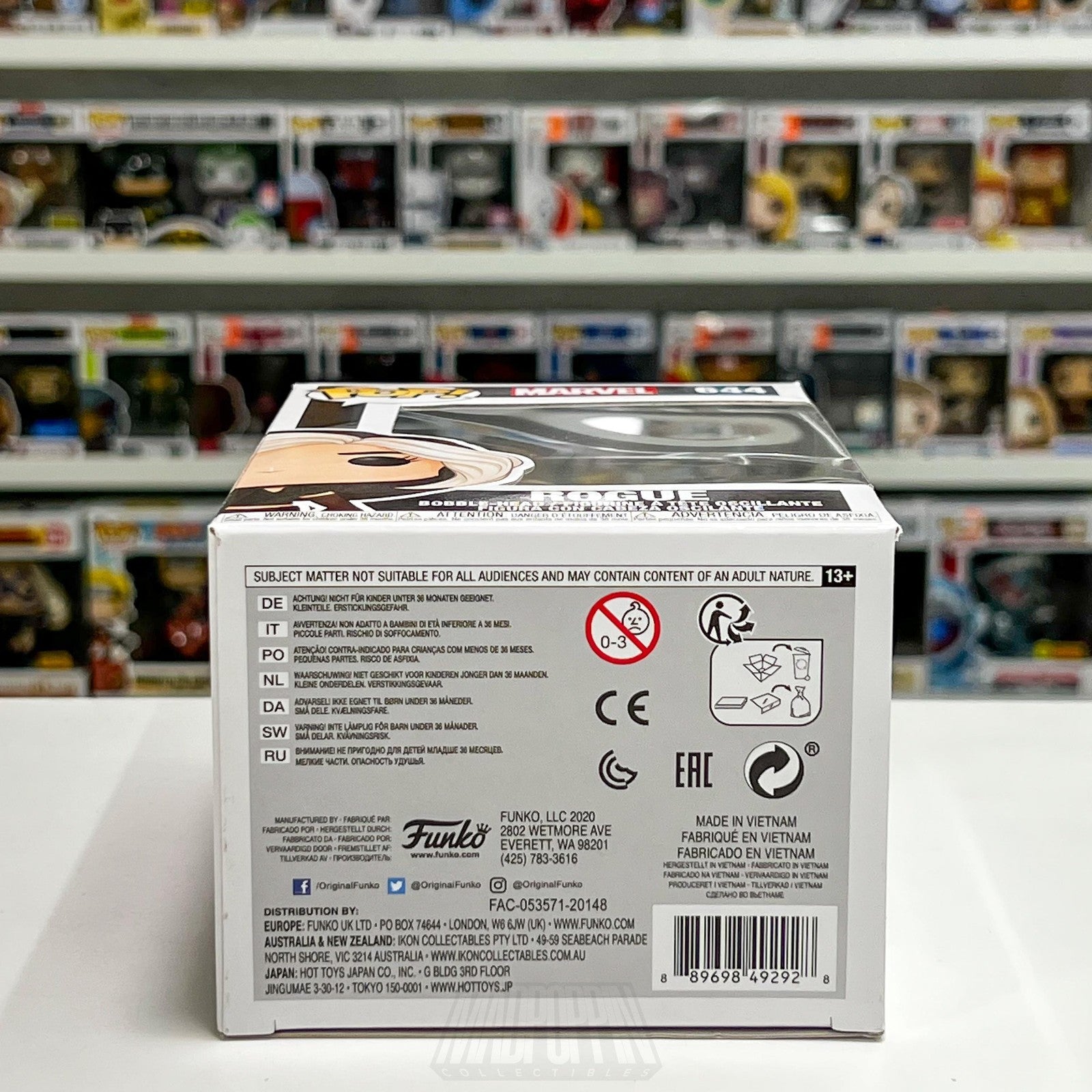 Funko Pop Marvel Rogue 644 X-Men The Last Stand Mutant BobbleHead Figure Toy NIB