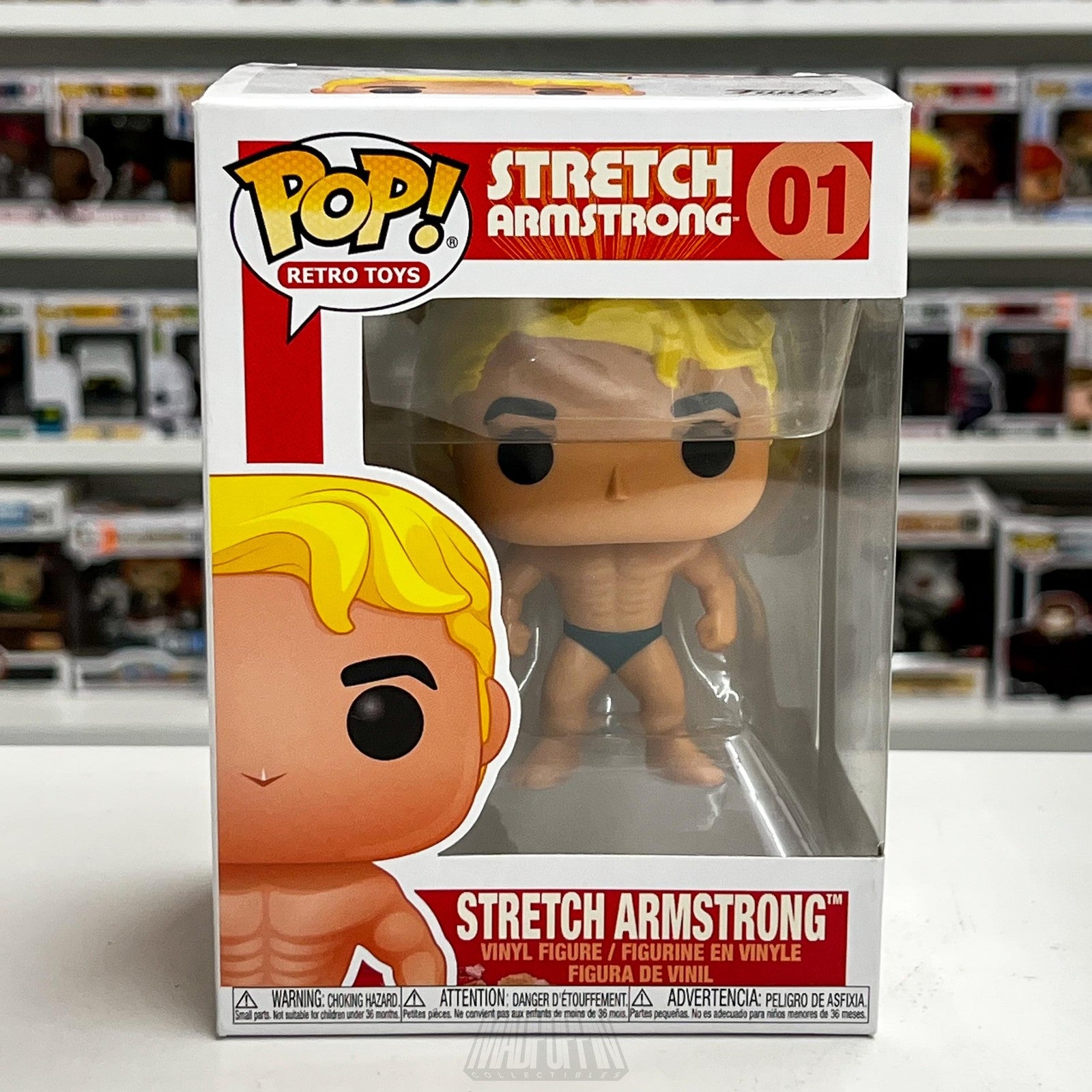 Funko Pop Retro Toys Stretch Armstrong 01 Vinyl Figure Collectible New in Box