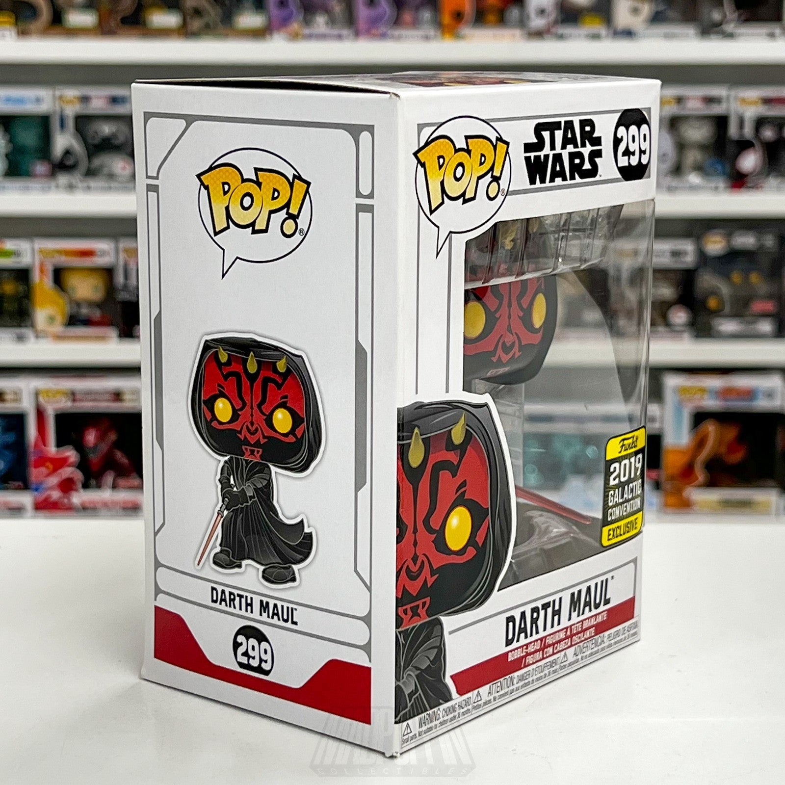 Funko Pop Star Wars Celebration Darth Maul 299 Galactic Sith Lord Vinyl Figure5