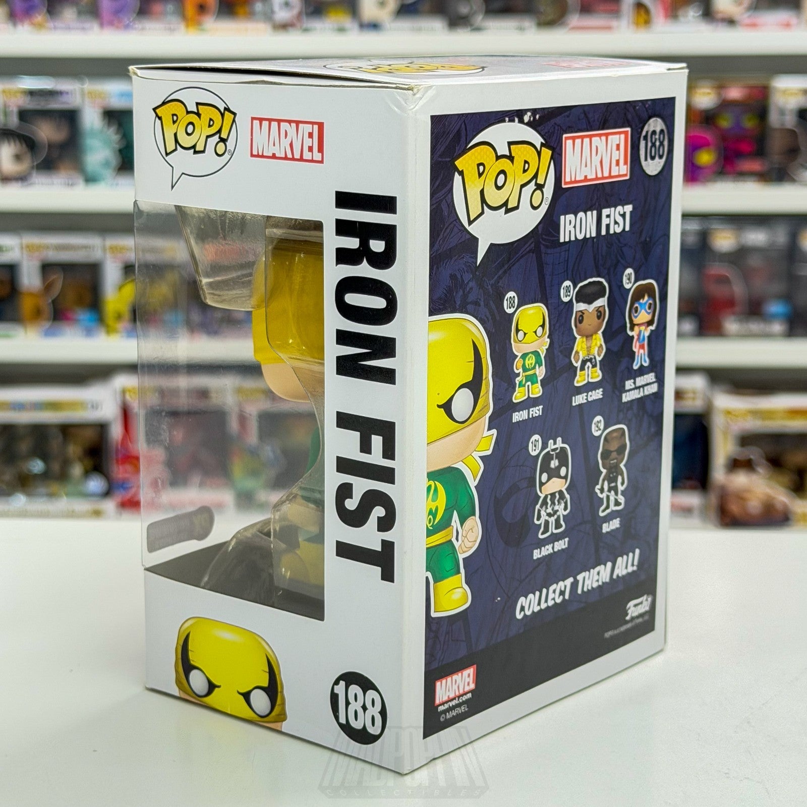 Funko Pop Marvel Iron Fist PX Previews Exclusive 188 Danny Rand Toy Vinyl Figure2