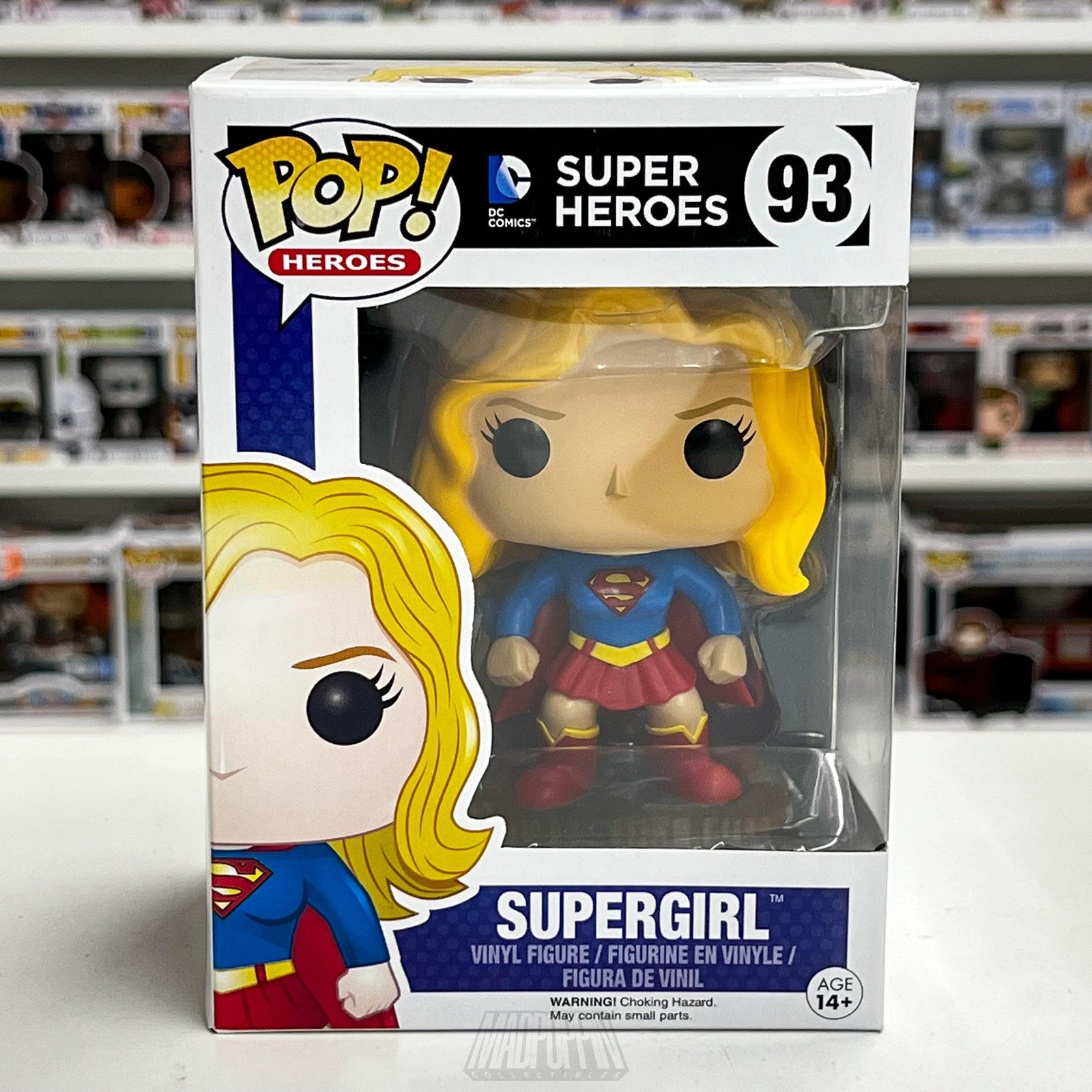 Funko Pop Heroes Supergirl 93 DC Comics Vinyl Figure New Box Collectible Gift