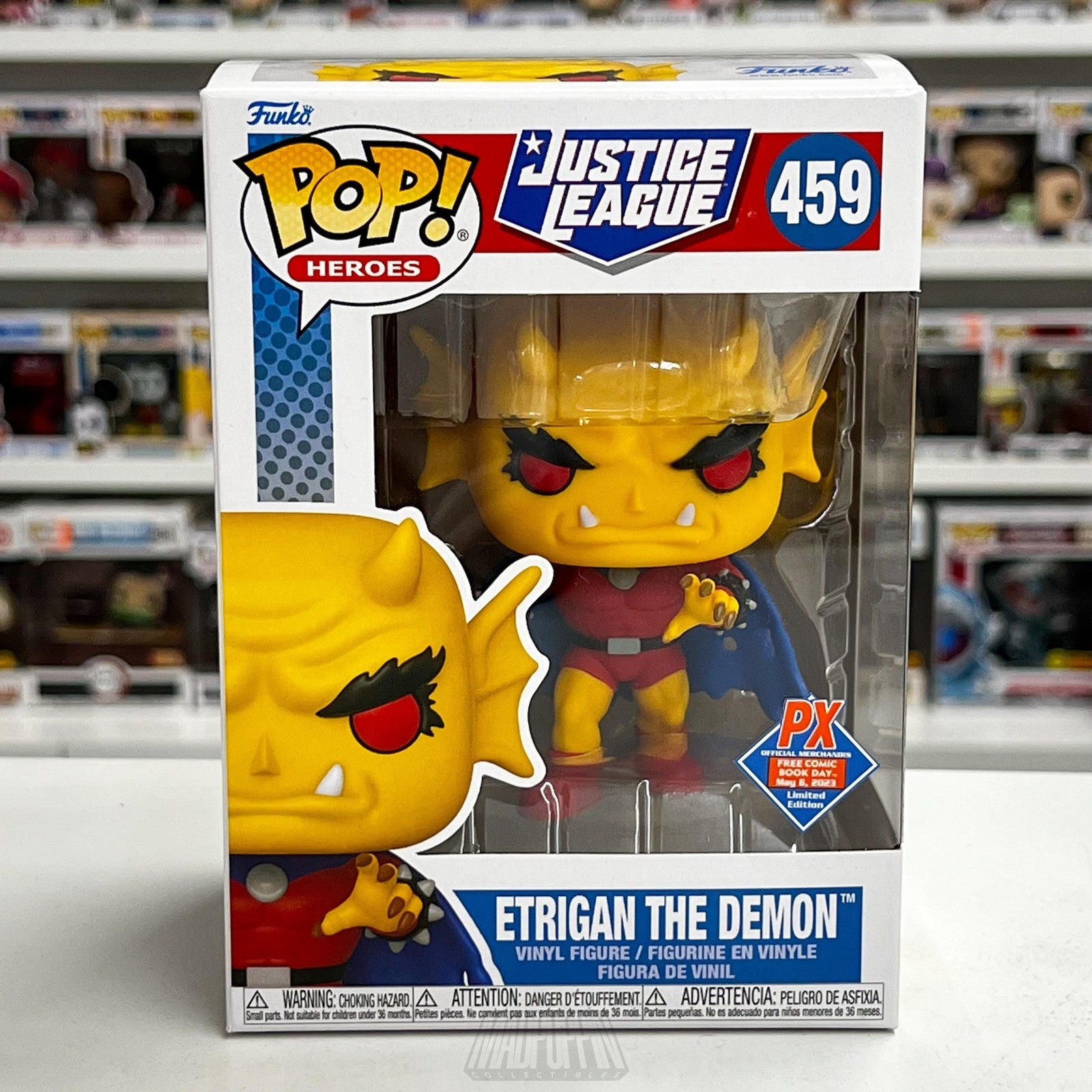 Funko Pop Justice League Etrigan The Demon 459 PX Previews Exclusive Vinyl