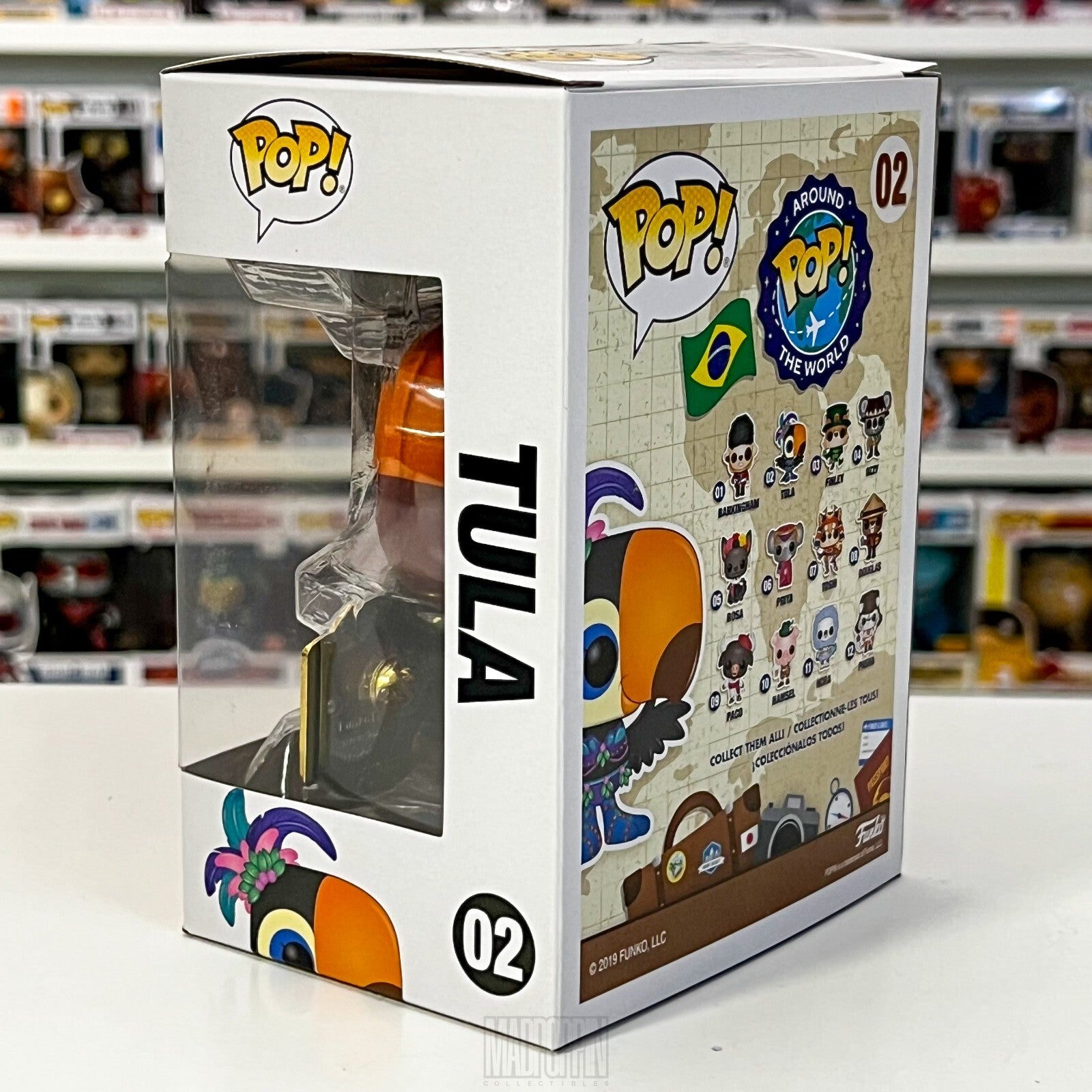 Funko Pop Around the World Brazil Tula the Toucan w/Enamel Pin Vaulted 02